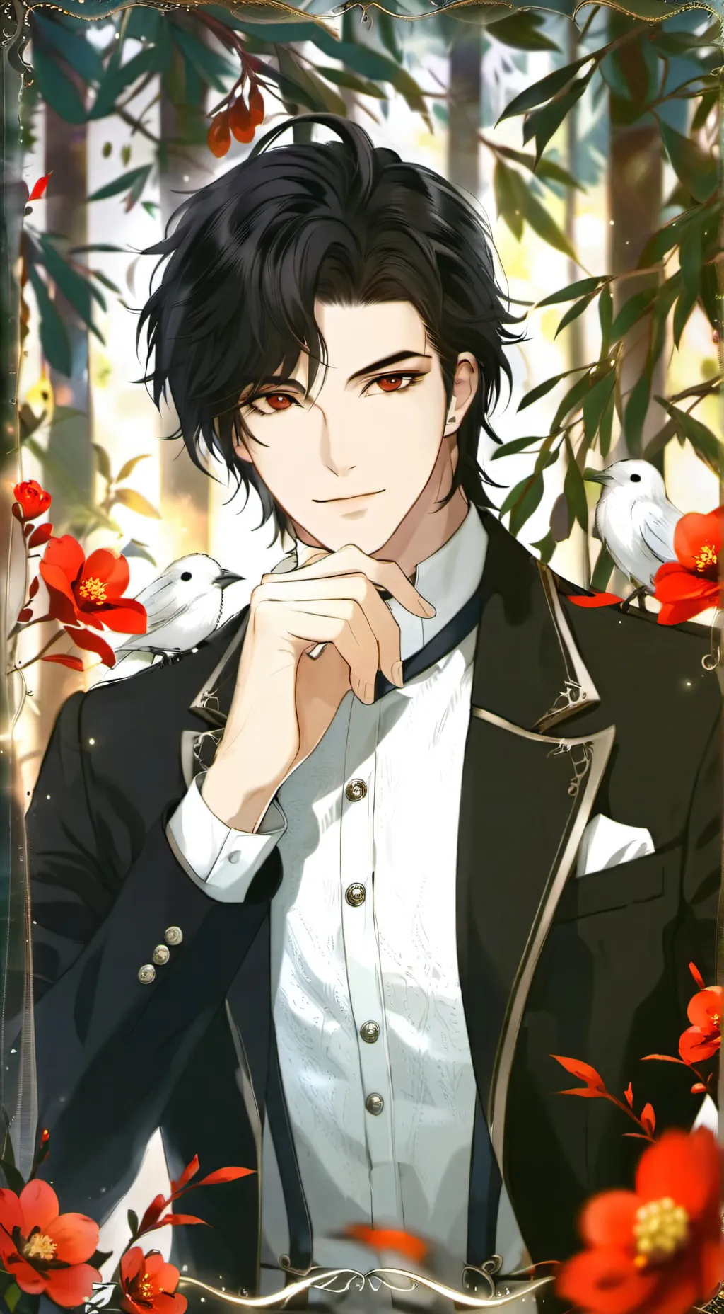 ai character: 🎄Uppermoon Xmas 🎄 background