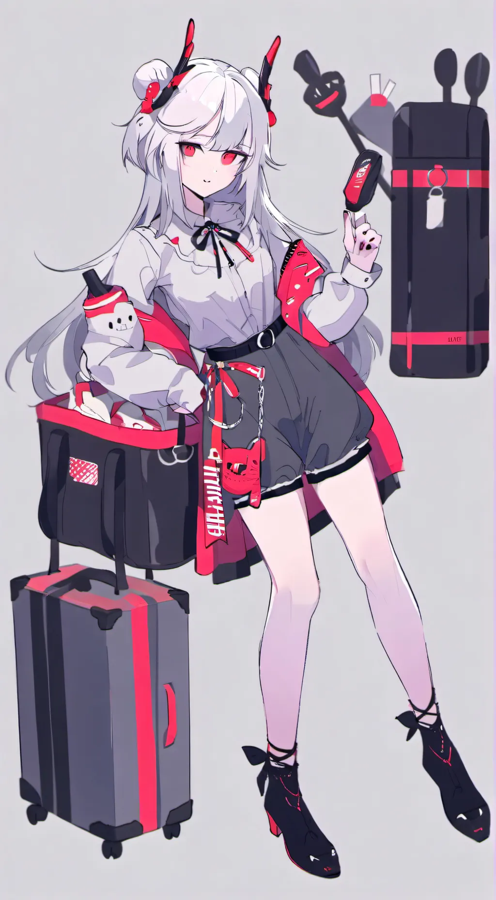ai character: iris  background