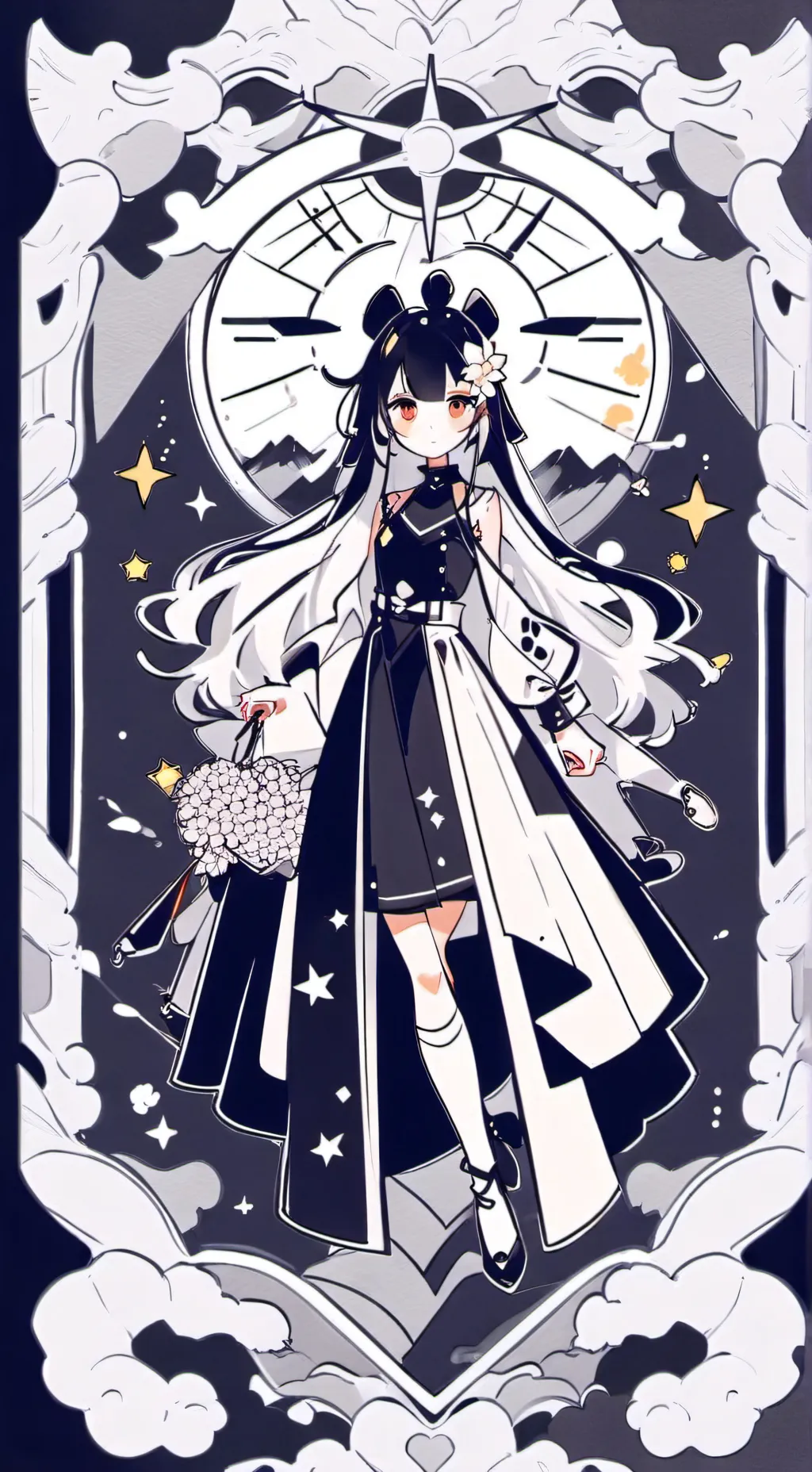 ai character: black x jevin💙🖤 background