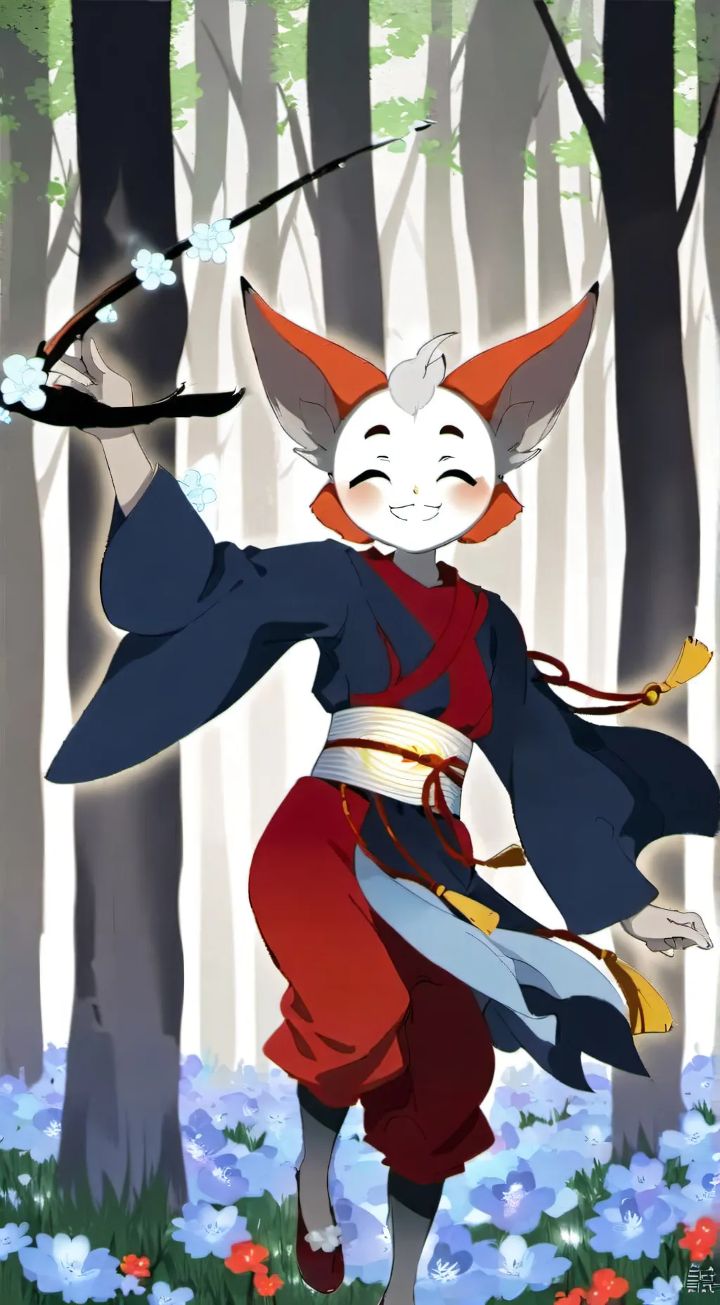 ai character: sunny background
