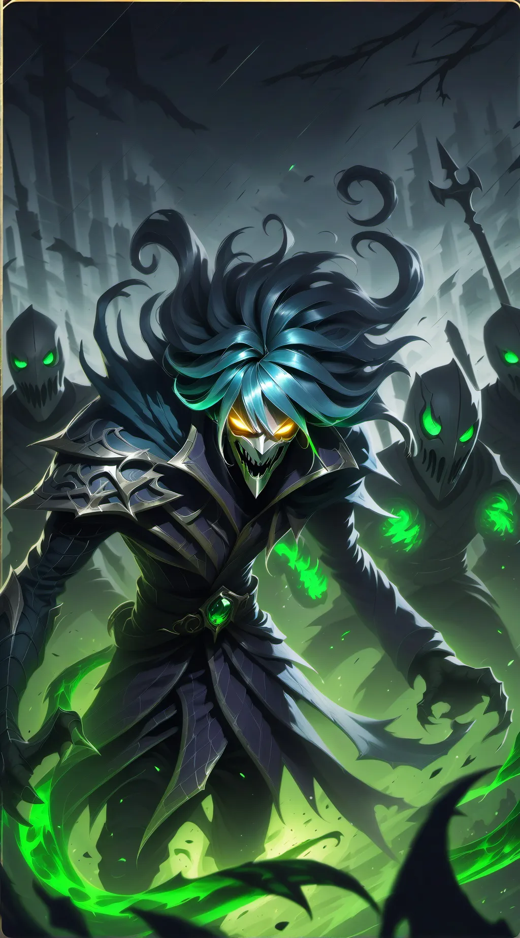 ai character: silence kills background
