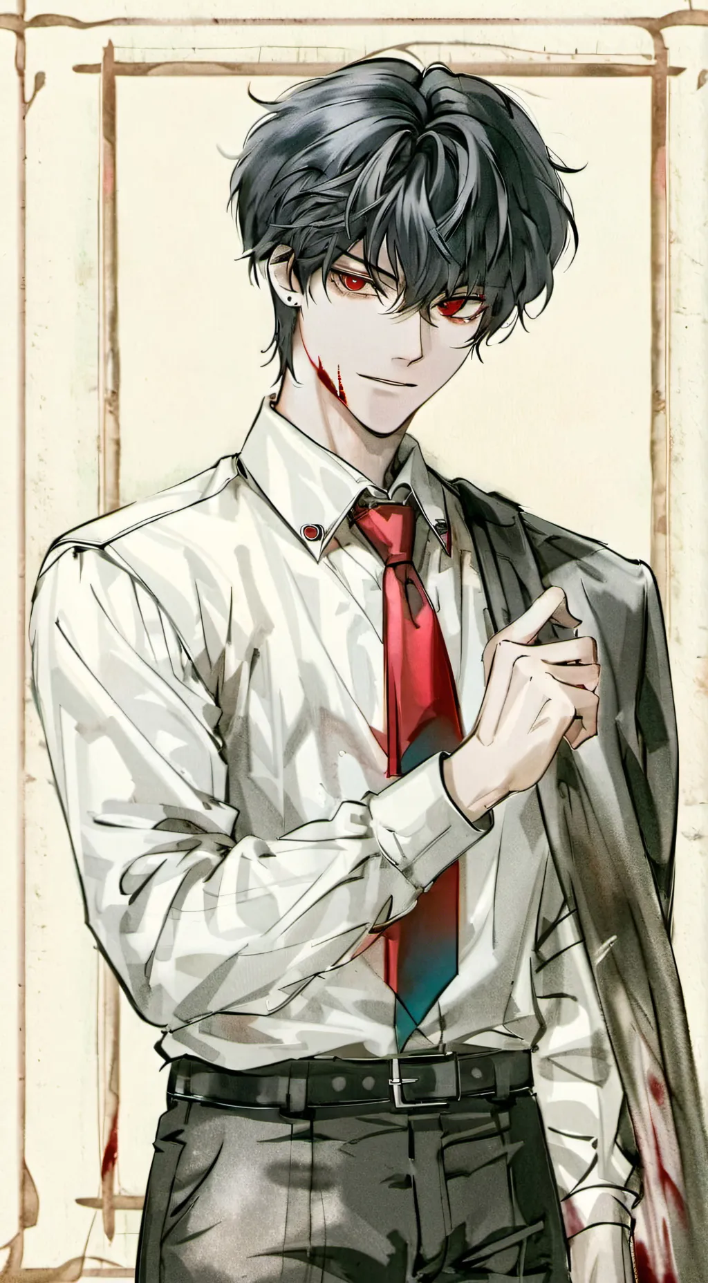 ai character: Death background