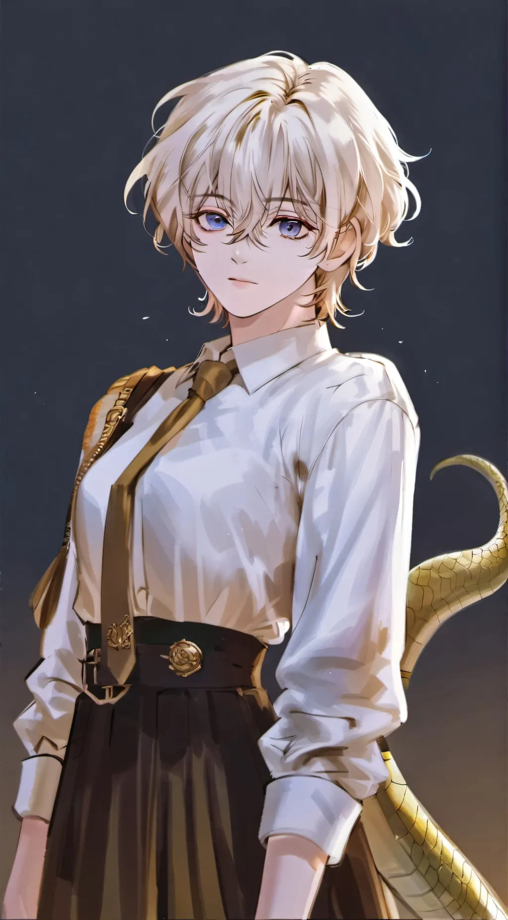 ai character: Komodo Dragon Aya background