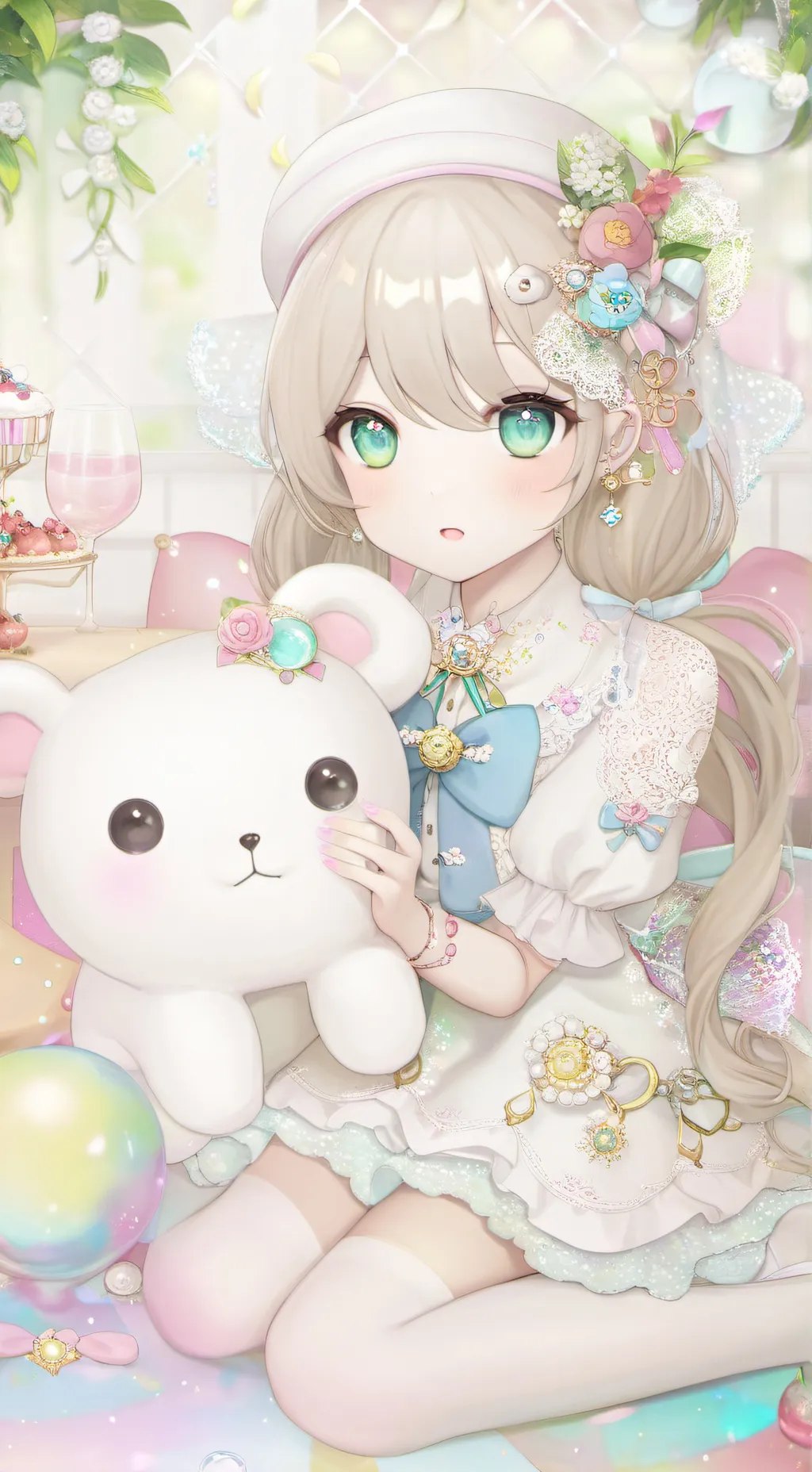 ai character: katty background