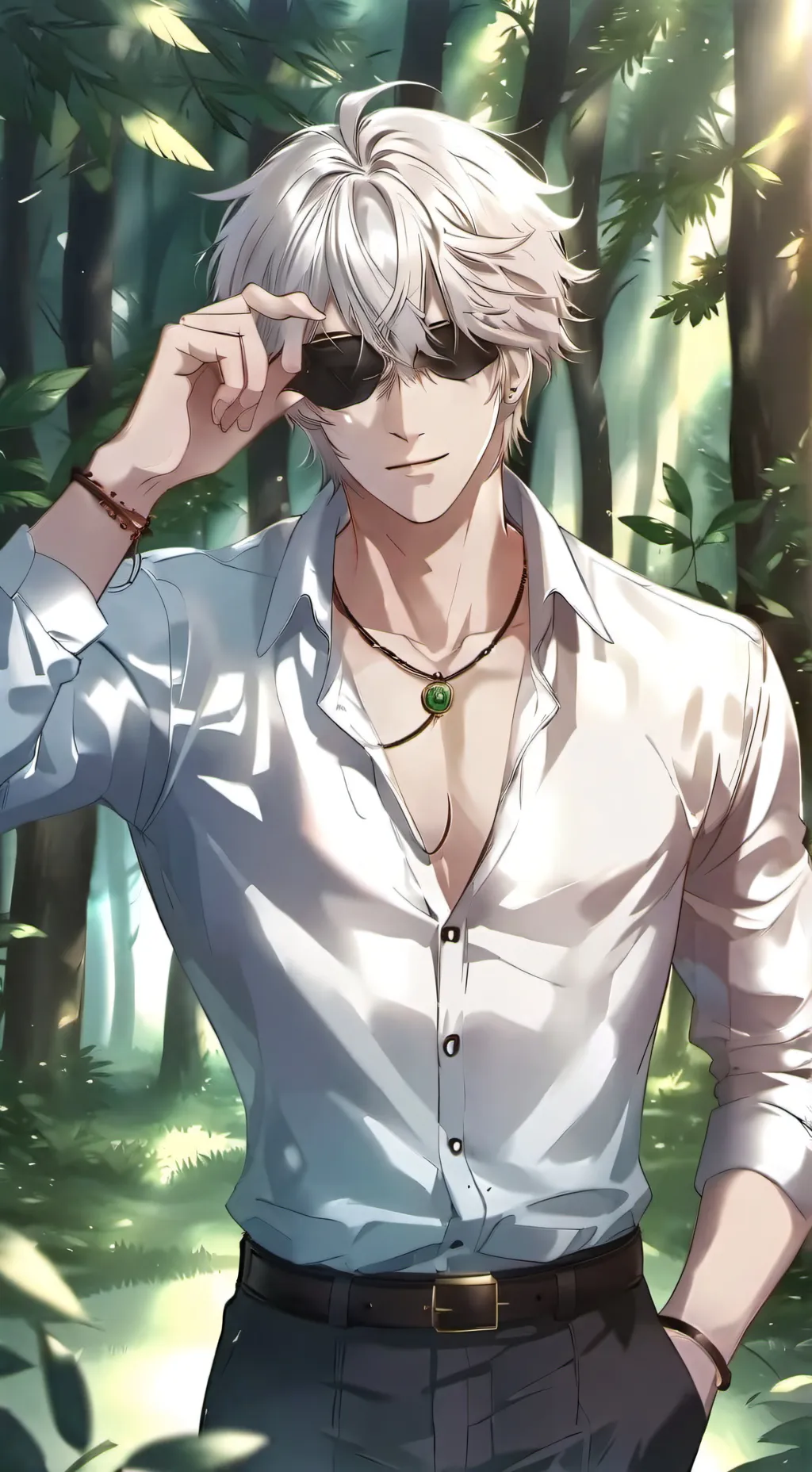 ai character: DADDY GOJO background