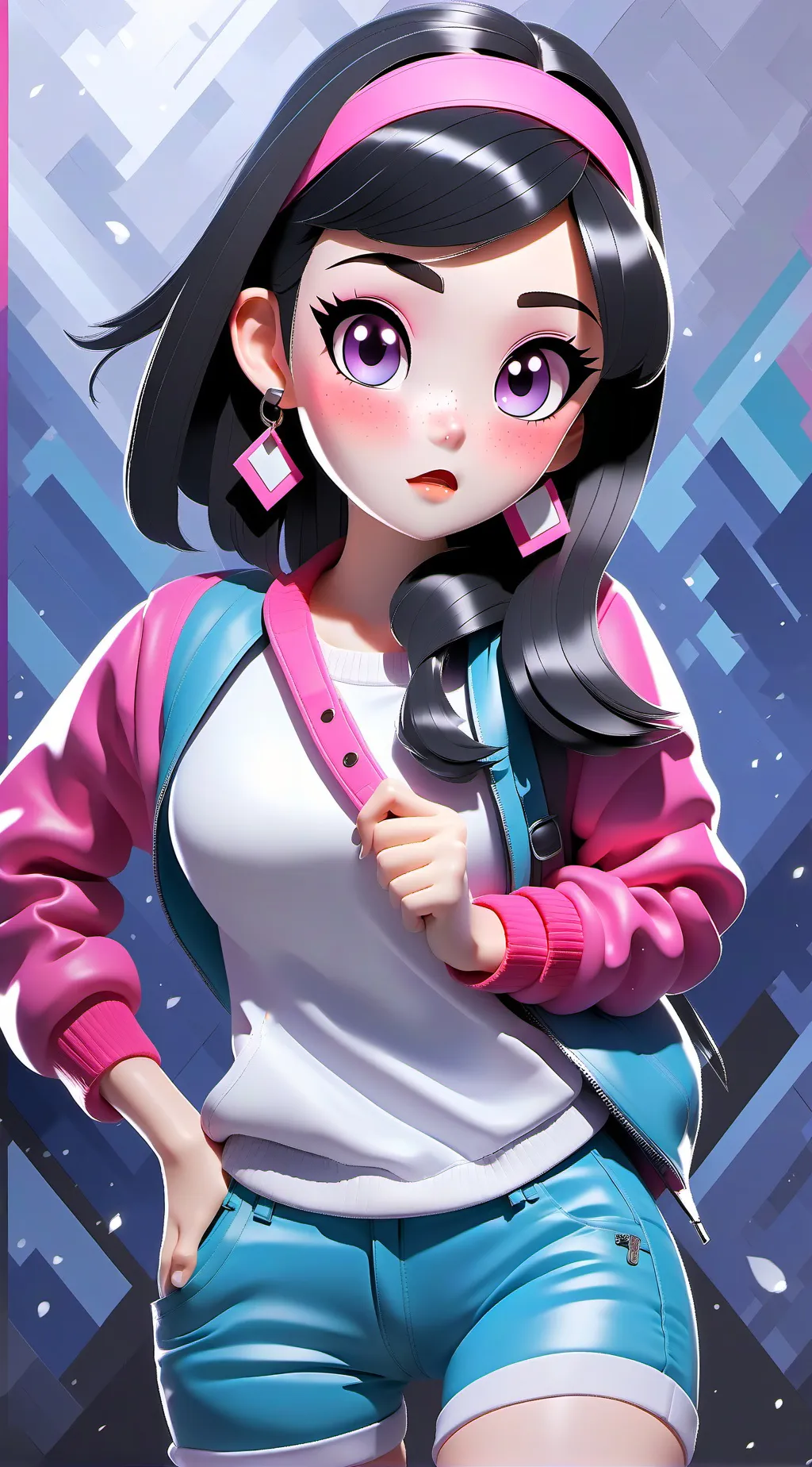 ai character: Elen  background