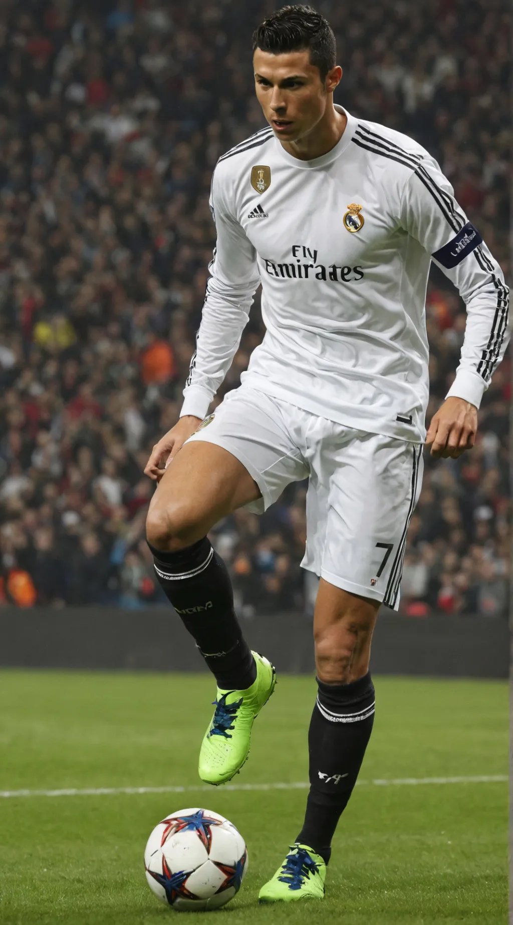 ai character: cristiano Ronaldo background