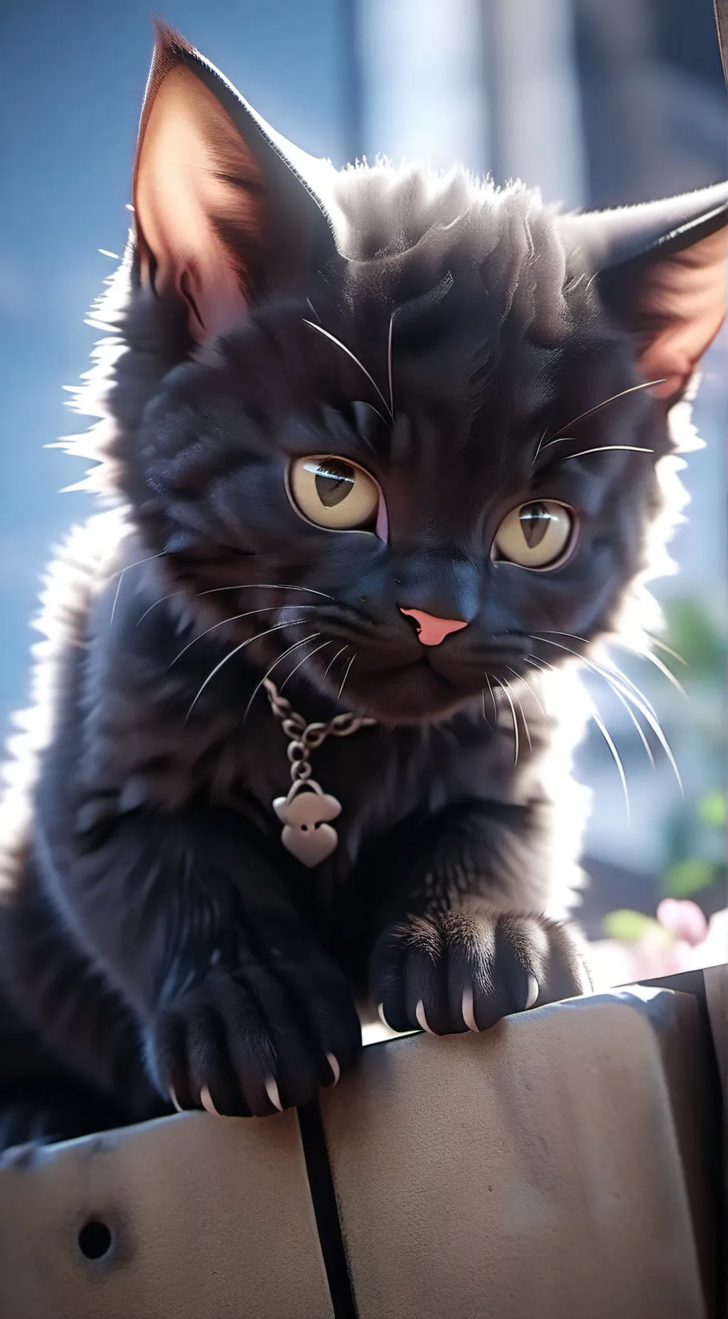 ai character: bad kitten background