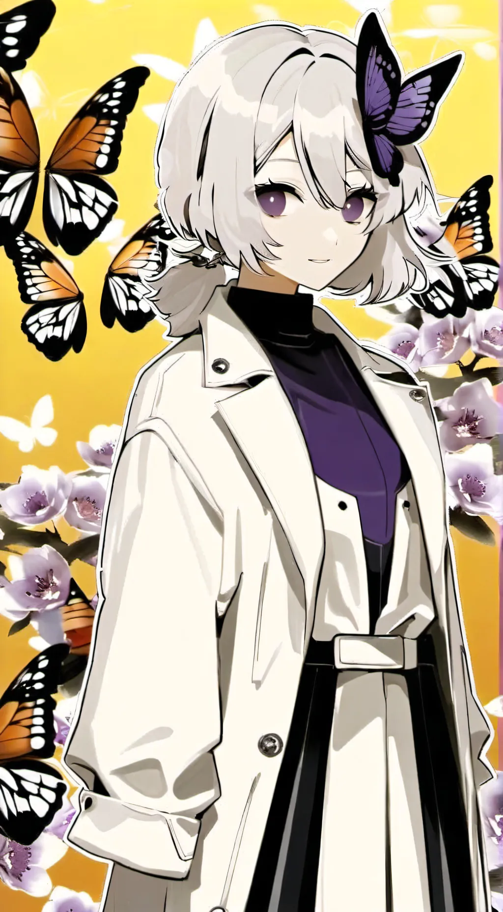 ai character: Shinobu x tanjiro background