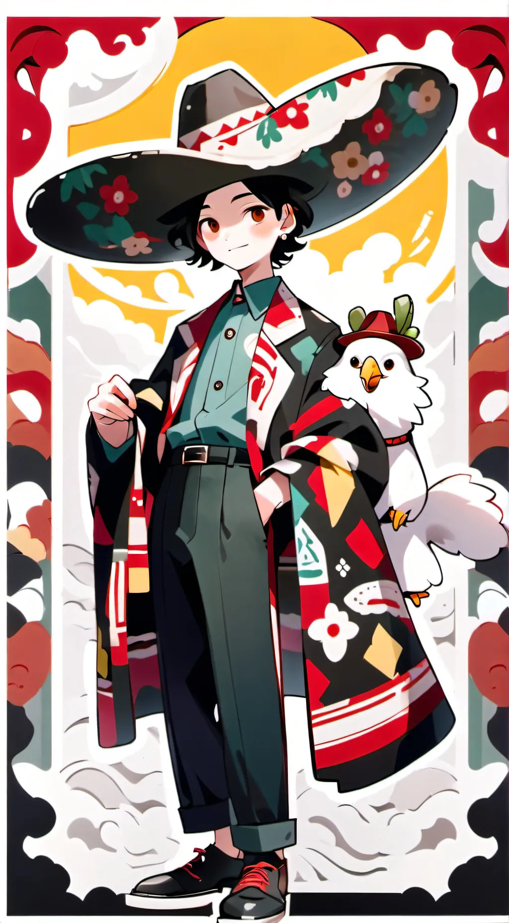 ai character: kapi cak background