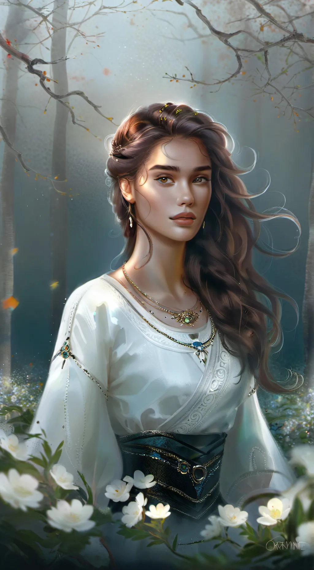 ai character: Lavender  background