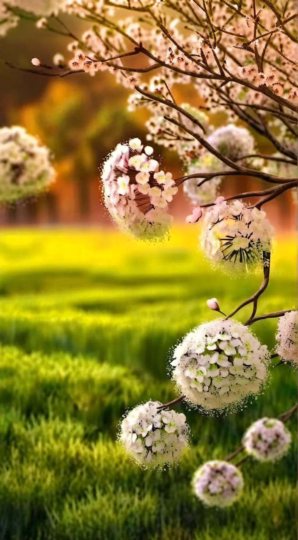 ai character: grass background