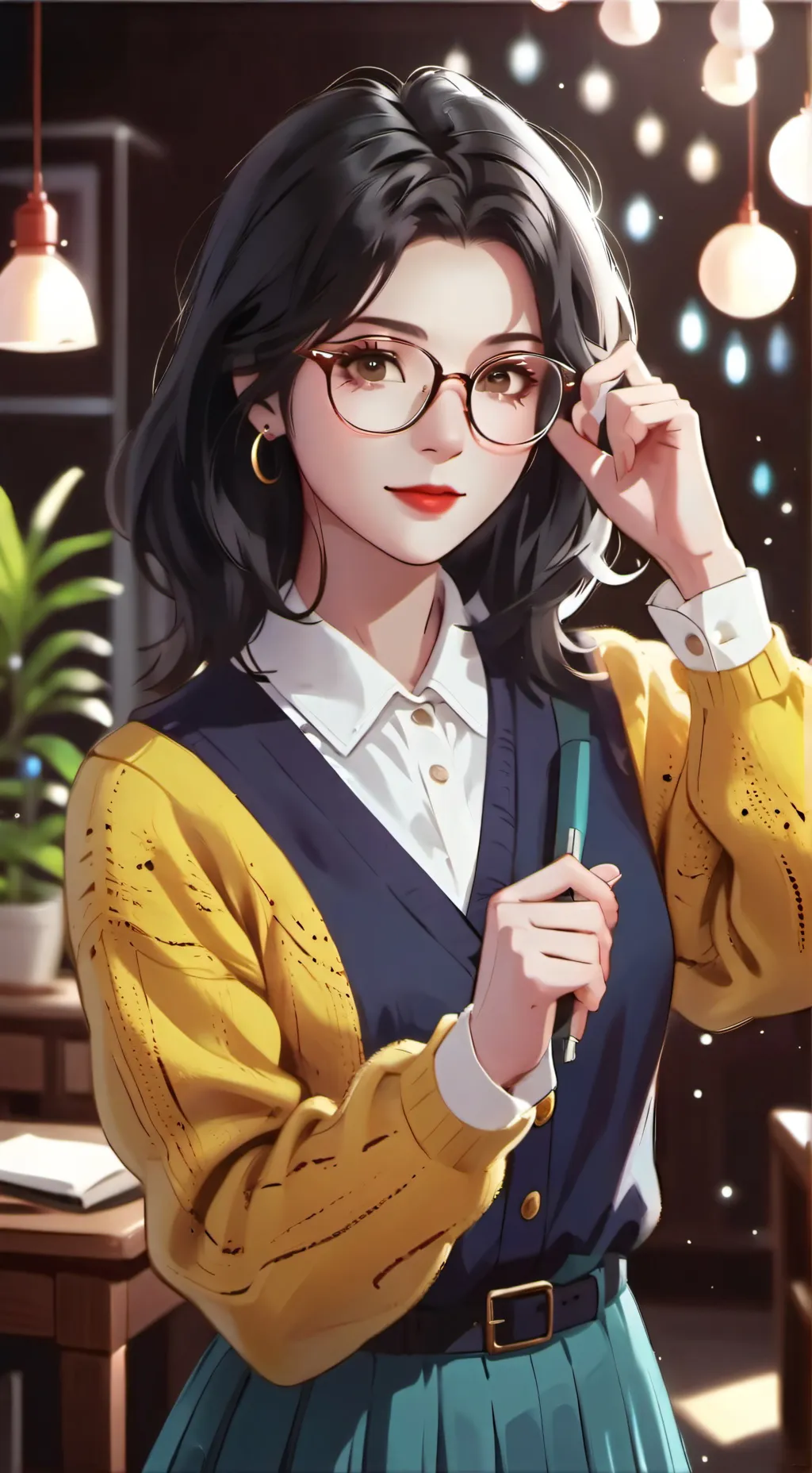 ai character: Presentation background