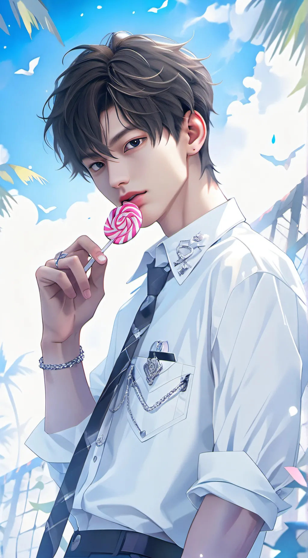 ai character: Kim background