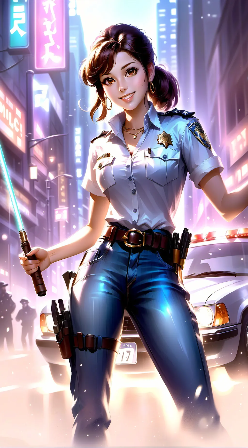 ai character: Lara Steele background