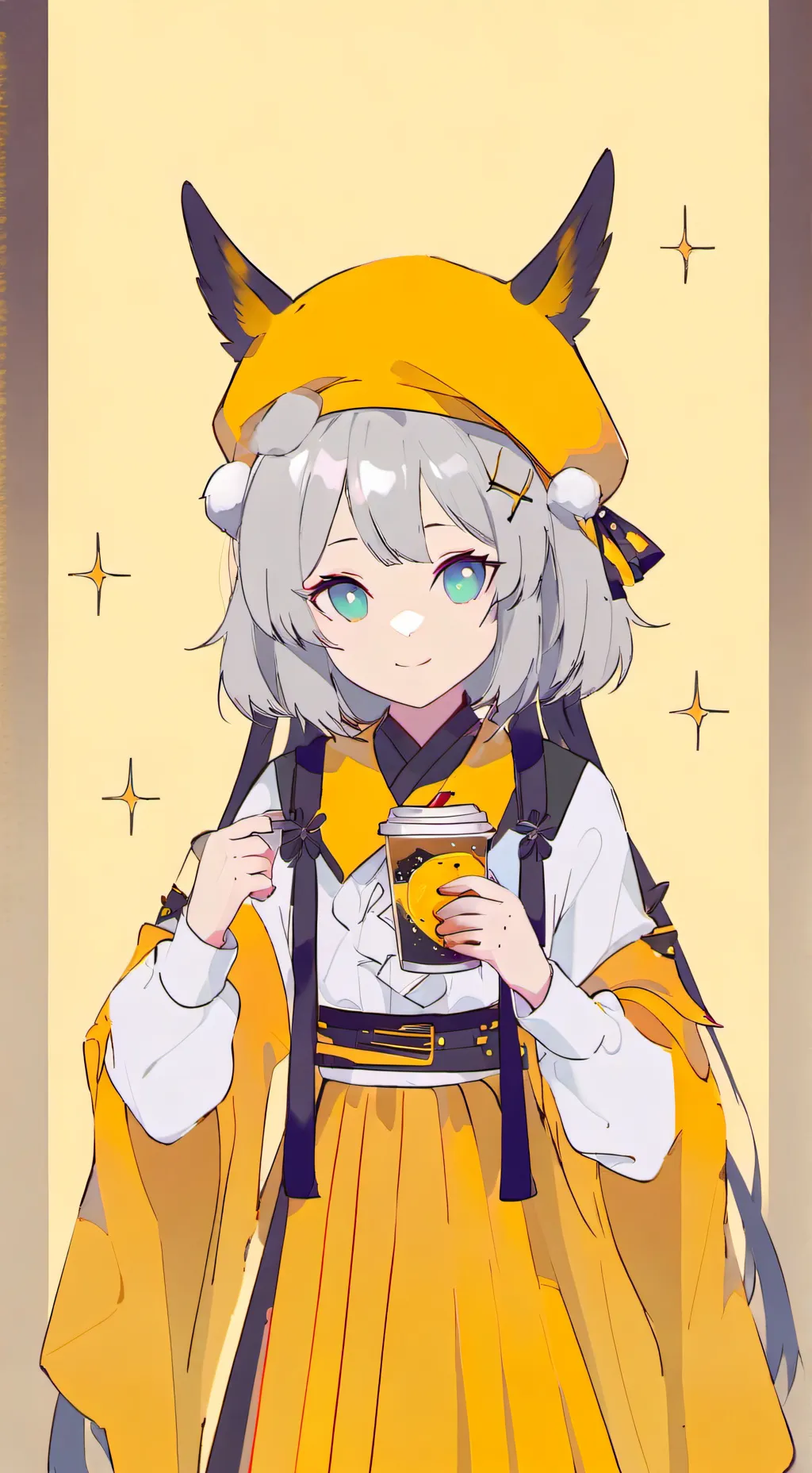 ai character: Laxative coffee  background