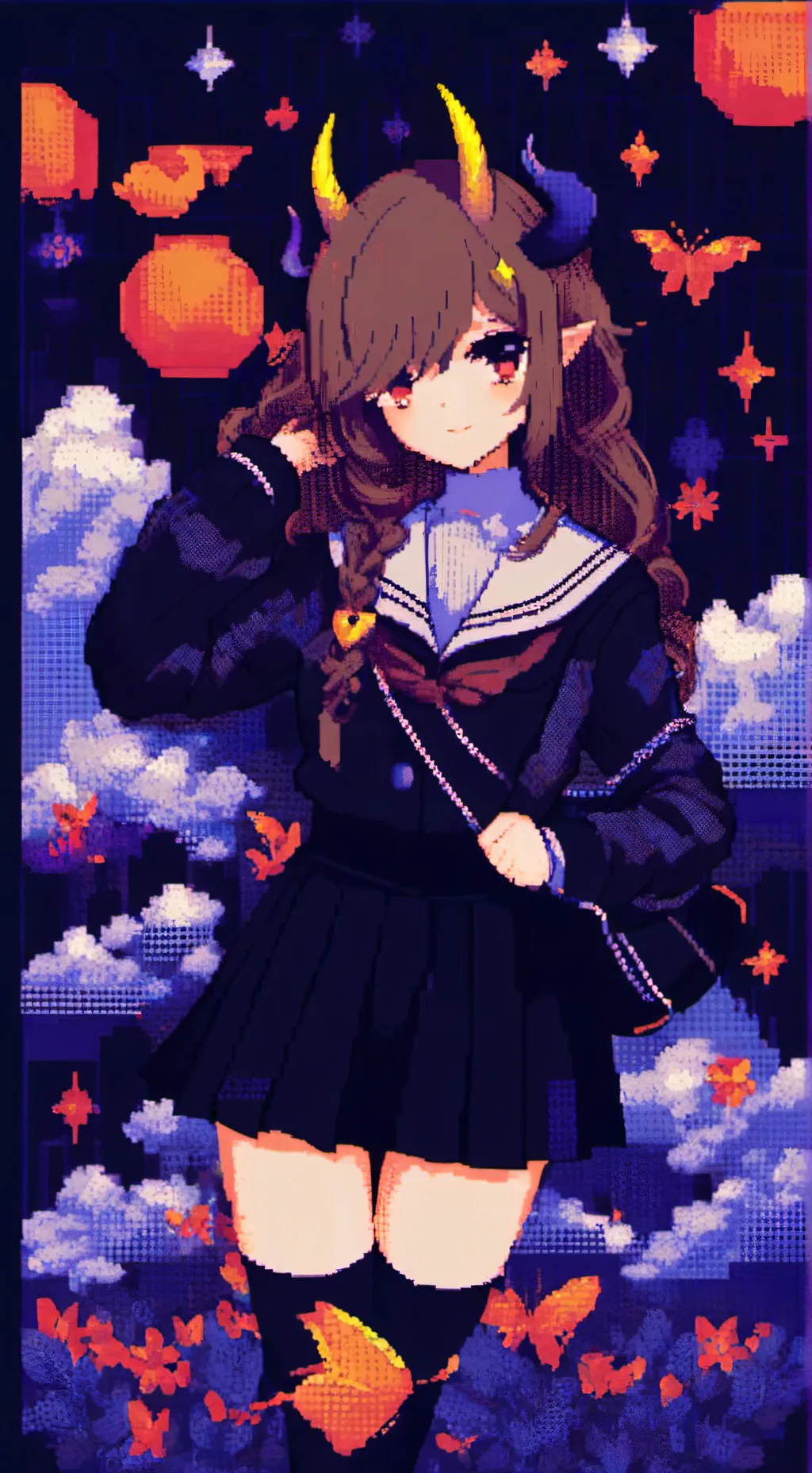 ai character: phoenix  background