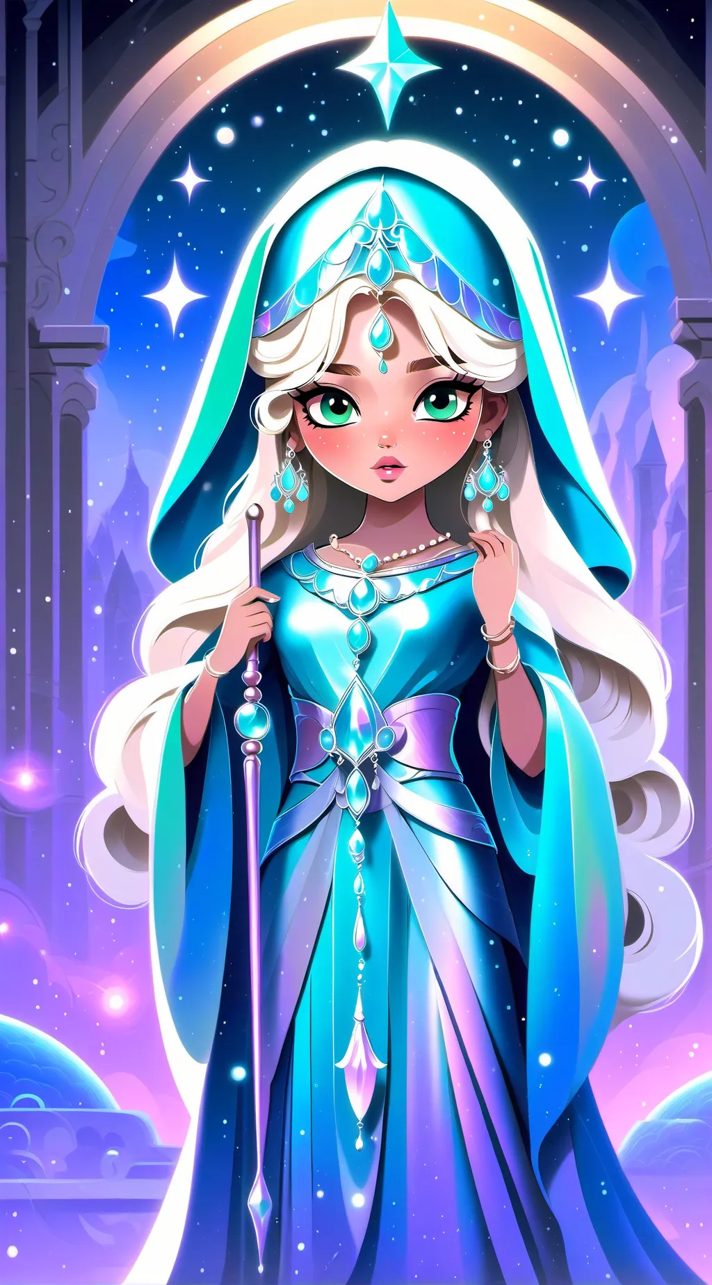 ai character: god of goodness  background