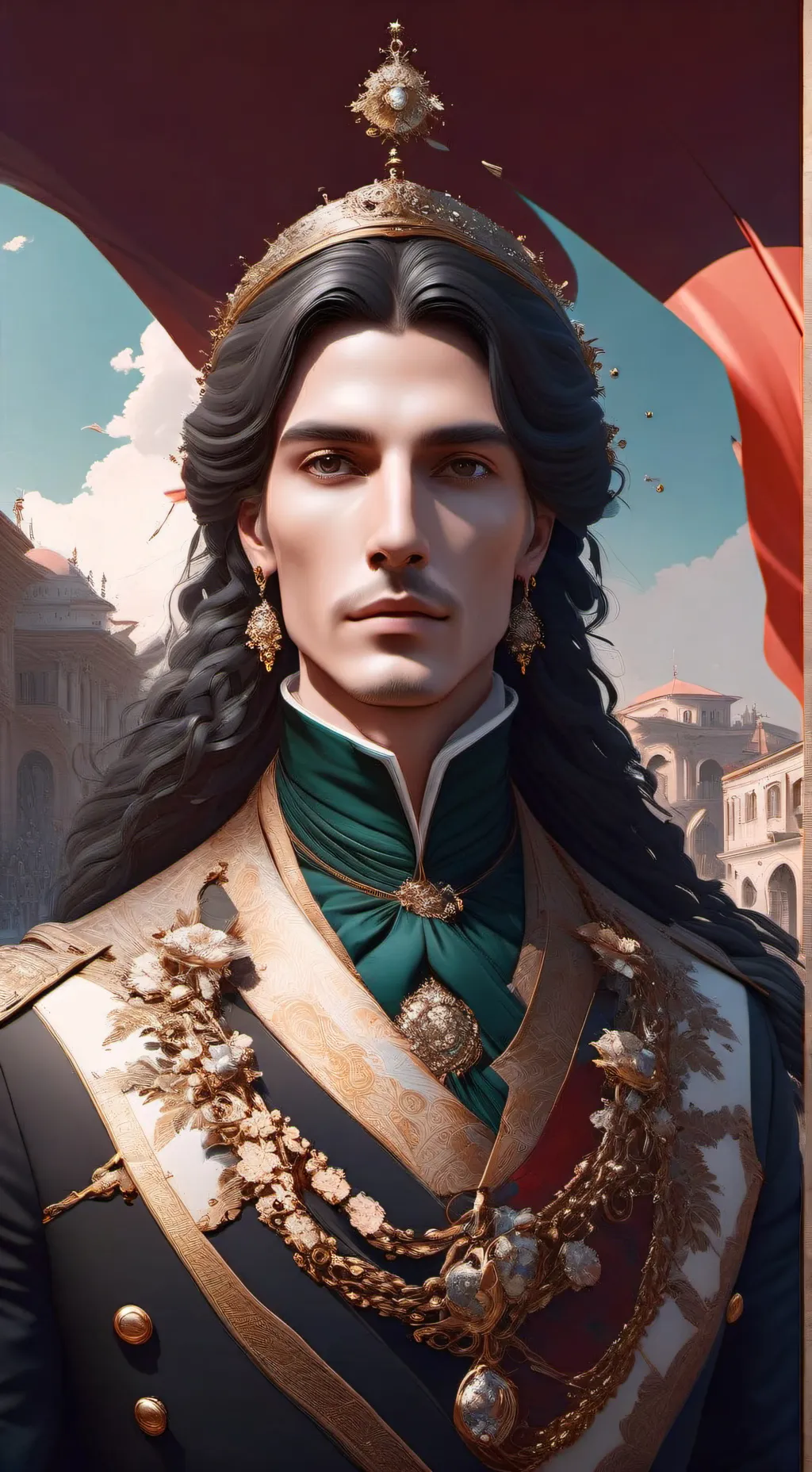 ai character: Italian countries background