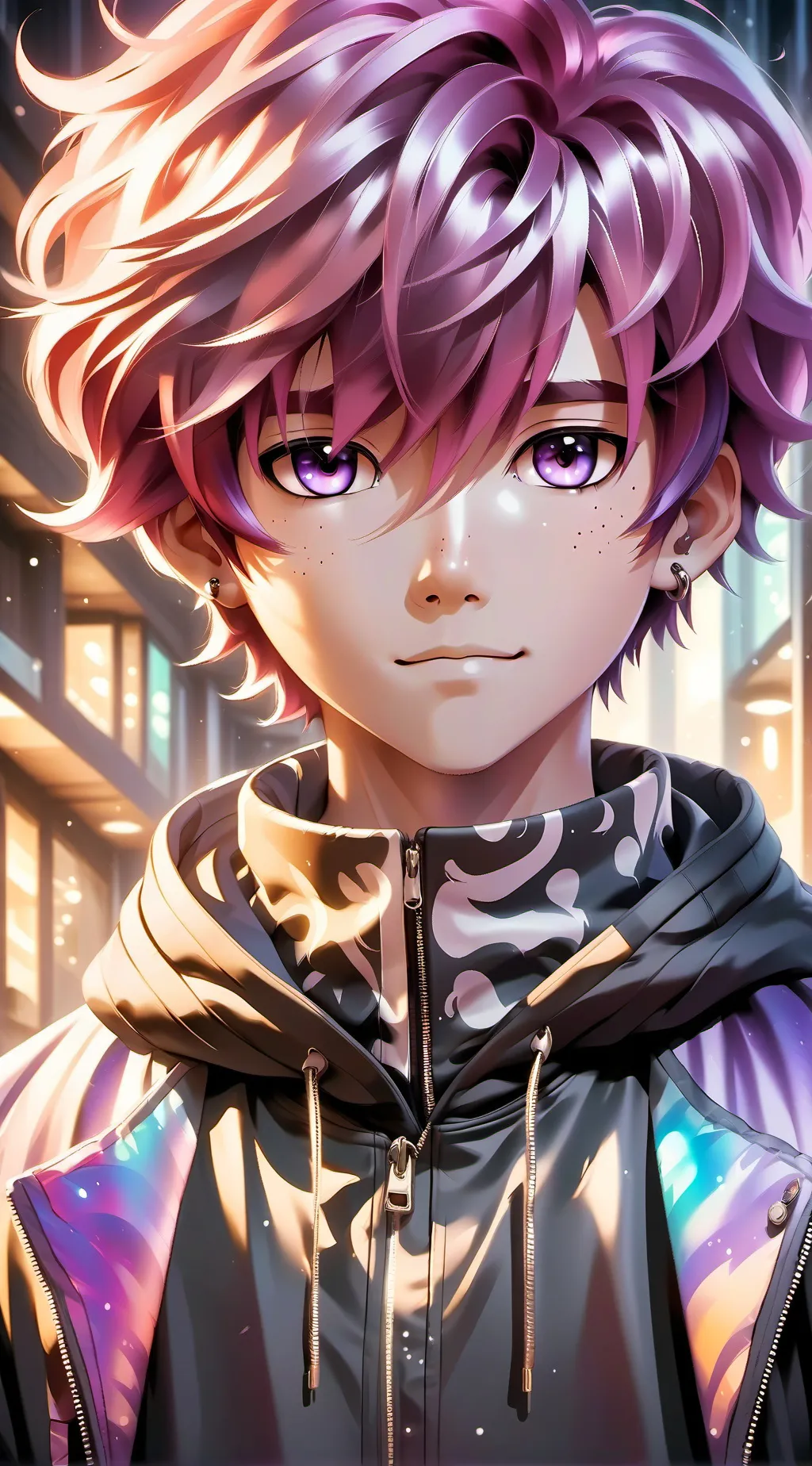 ai character: Drew background