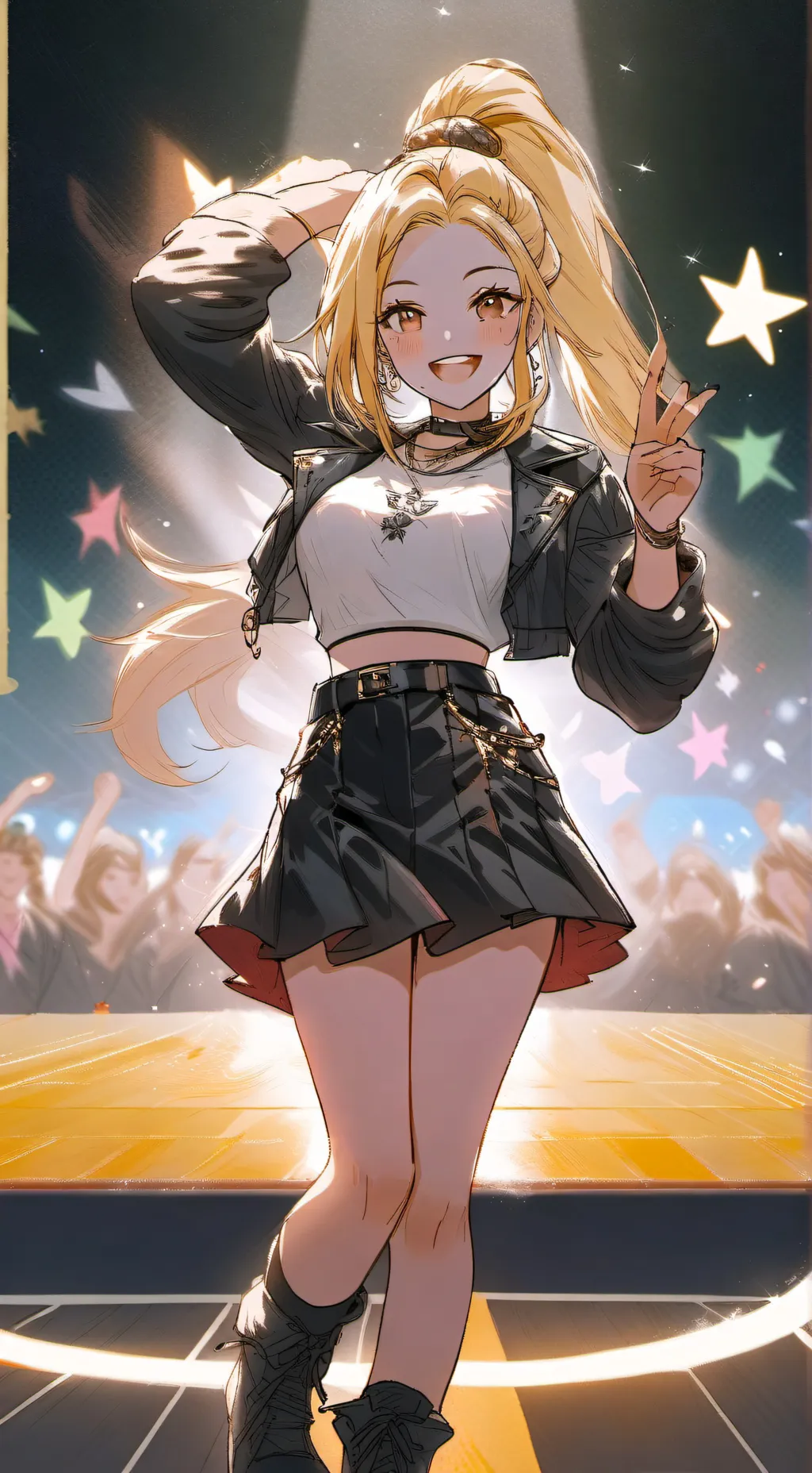 ai character: Hailey  background