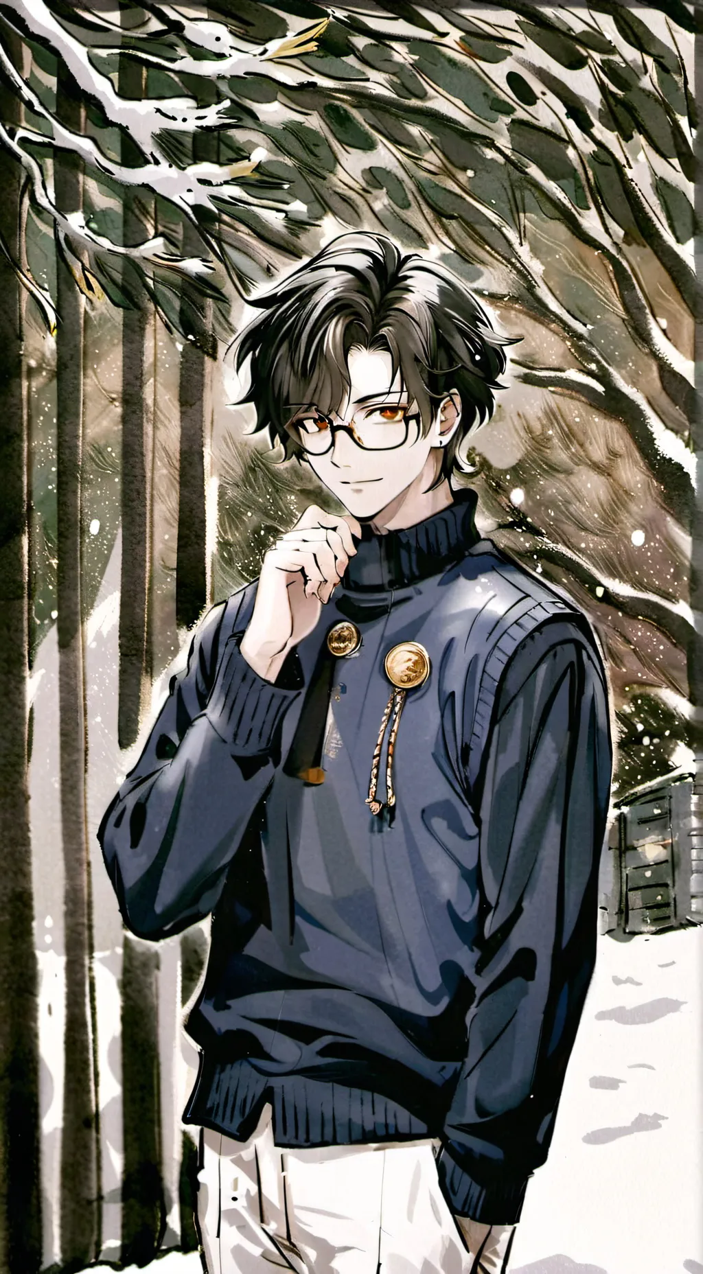 ai character: ⭐Damian⭐ background