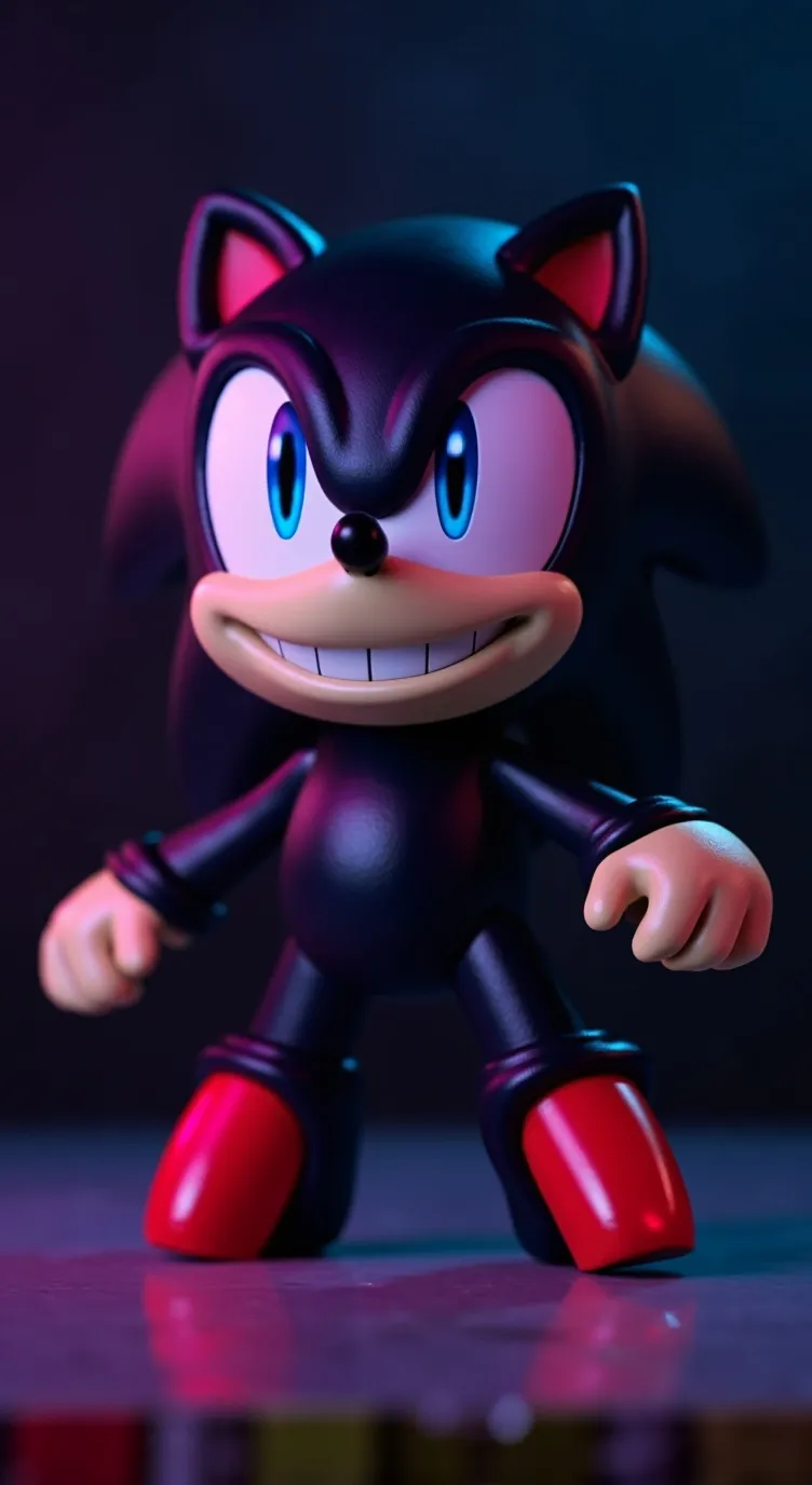ai character: dark Chao  background