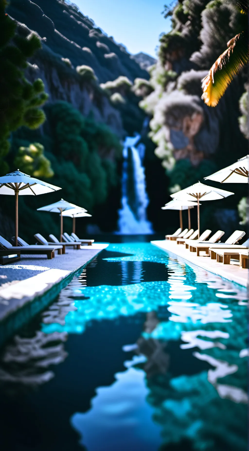 ai character: MHA POOL PARTY! background