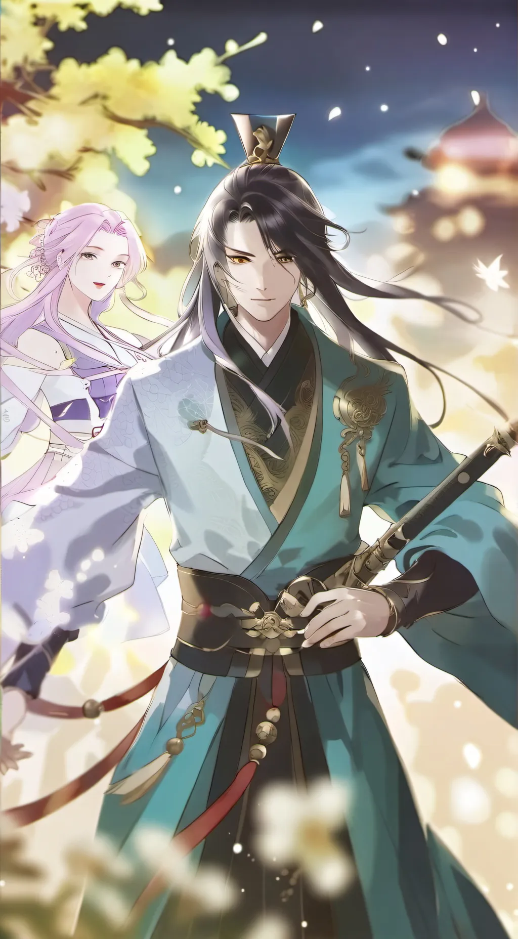 ai character: Final battle kny background