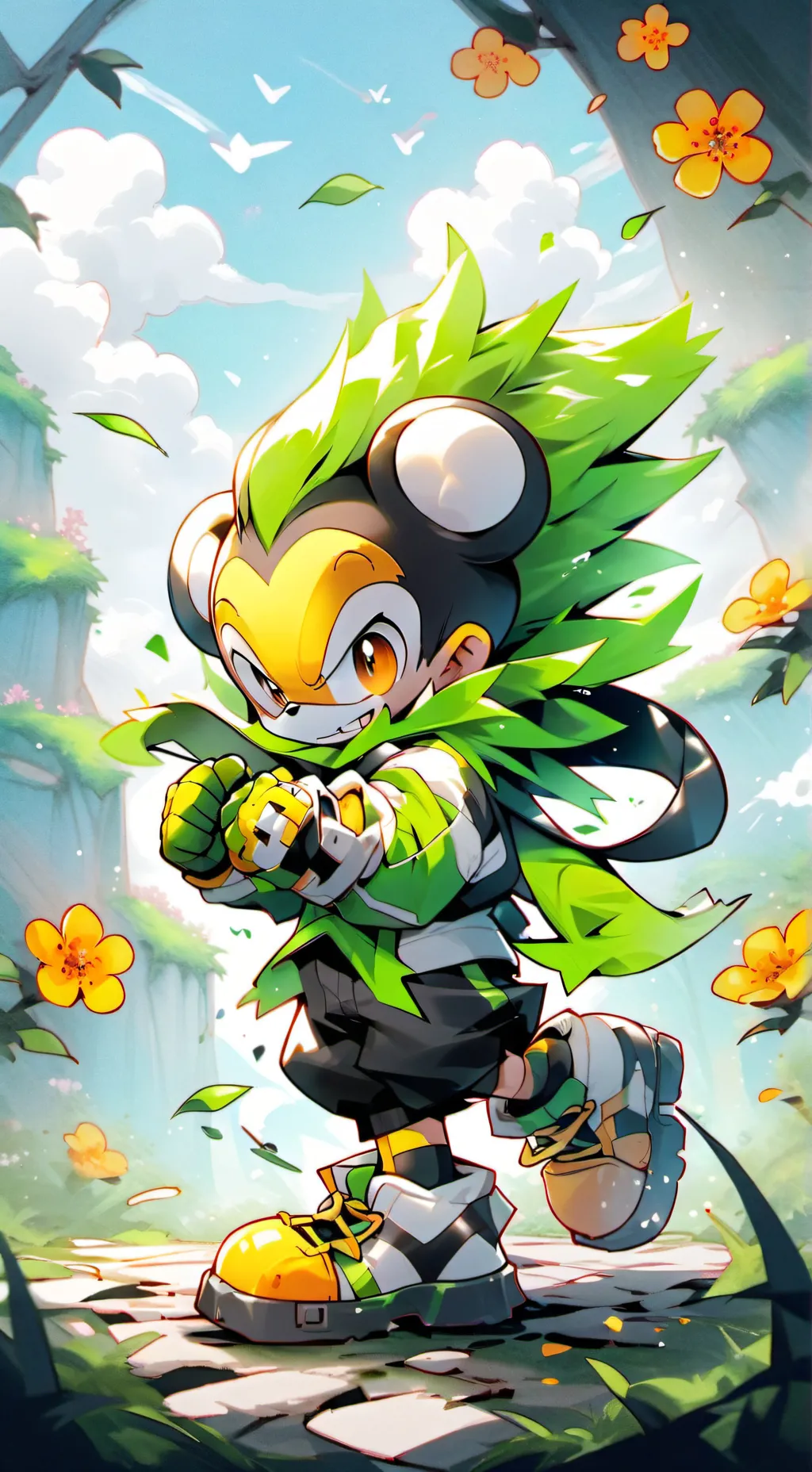 ai character: Chaymy Bee background