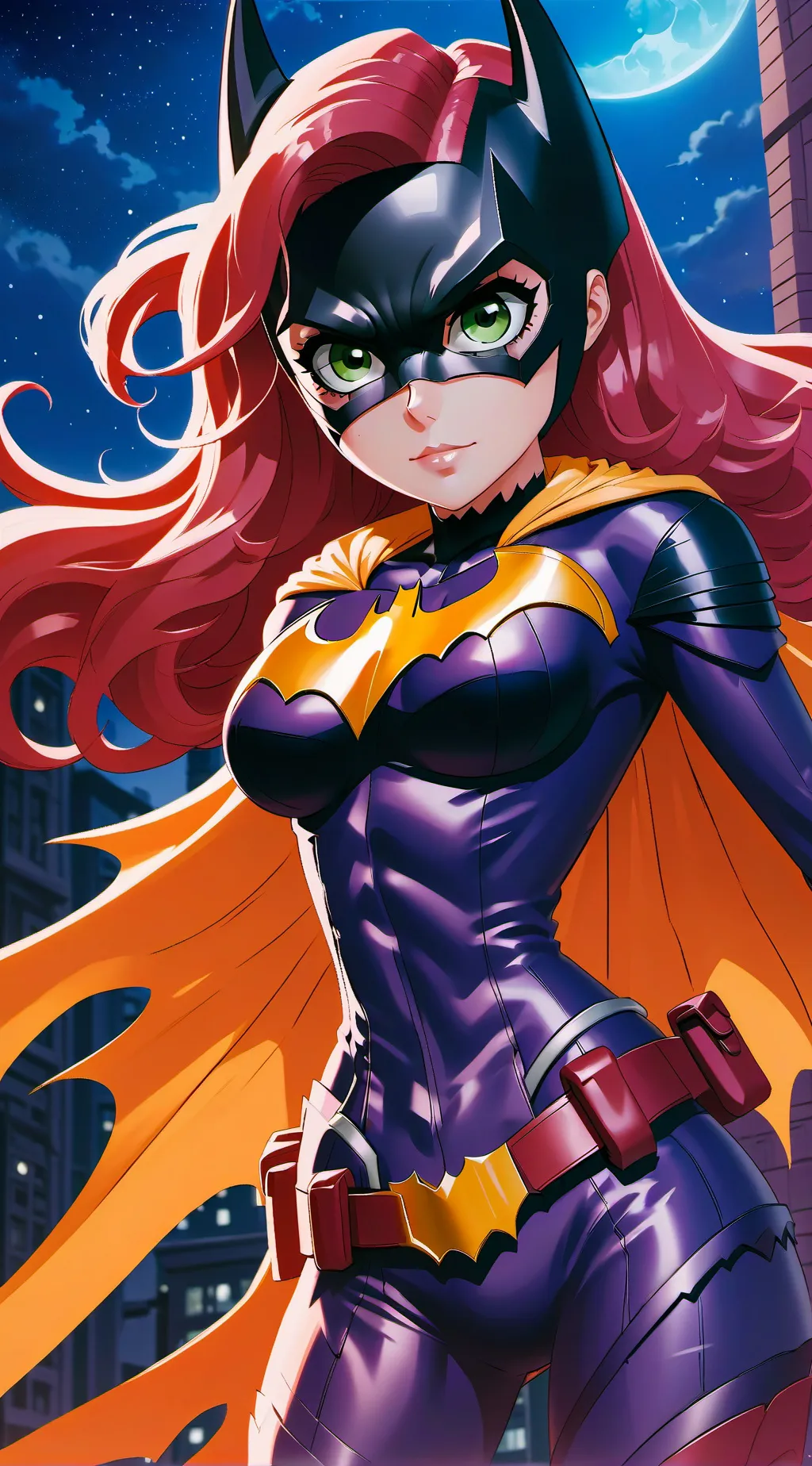 ai character: Batgirl background
