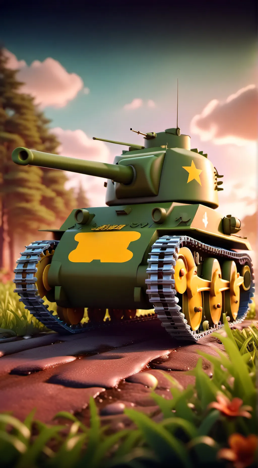 ai character: TD sleepover background
