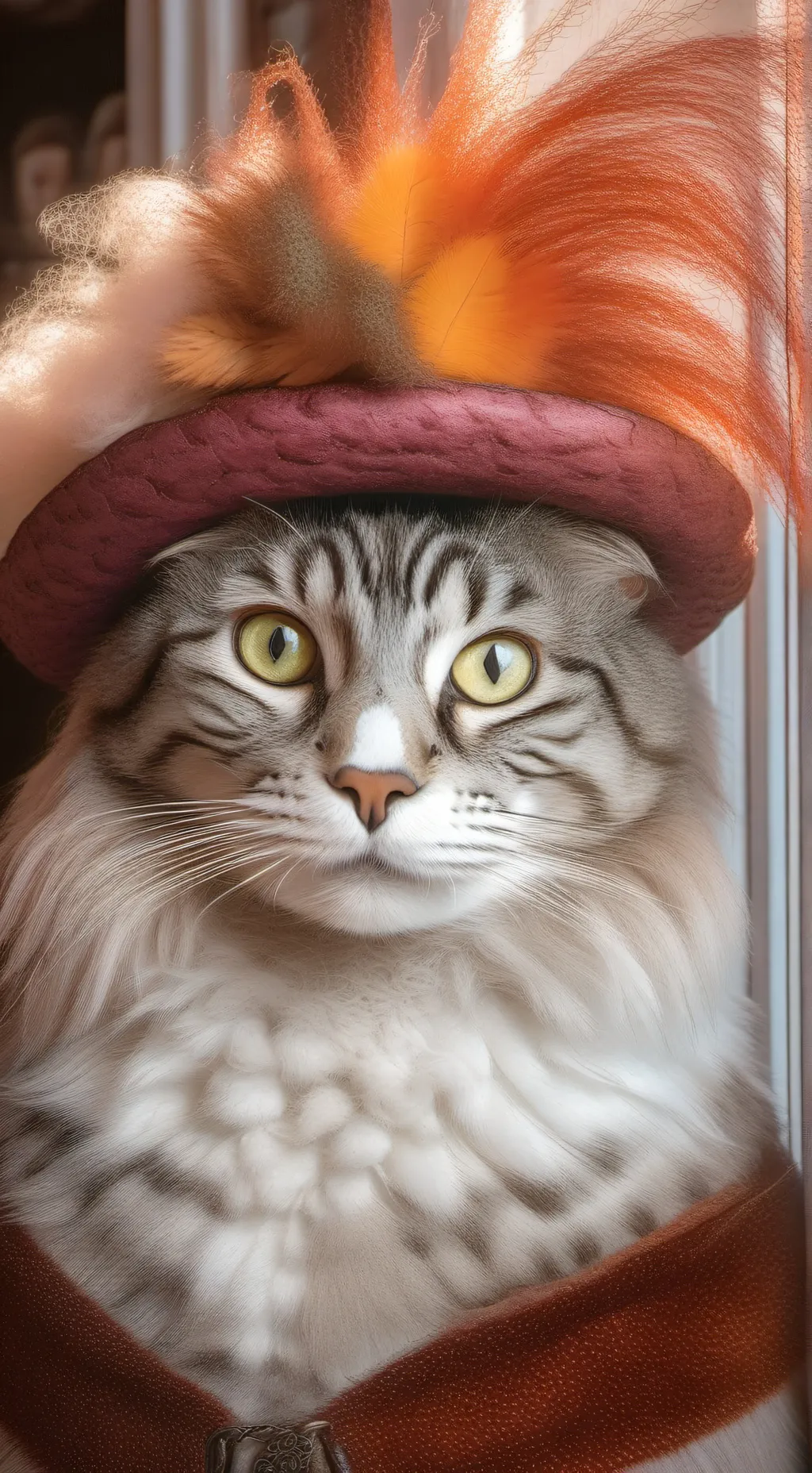 ai character: The Catnip Connois background