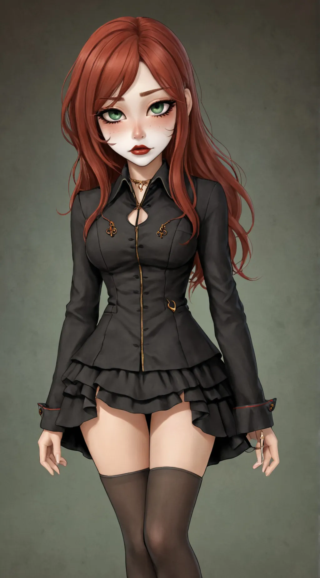 ai character: MHA x creepypasta background