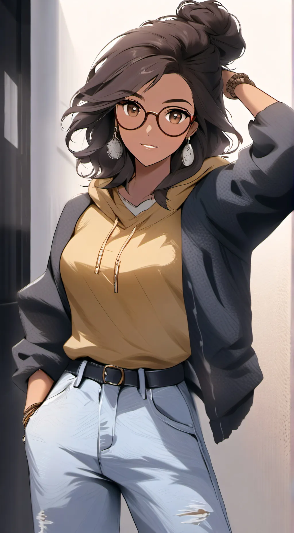 ai character: Maya Esher background