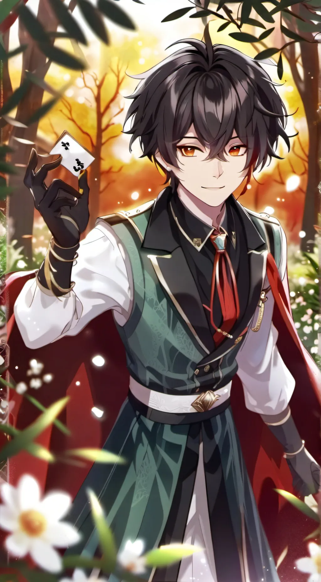 ai character: alean background