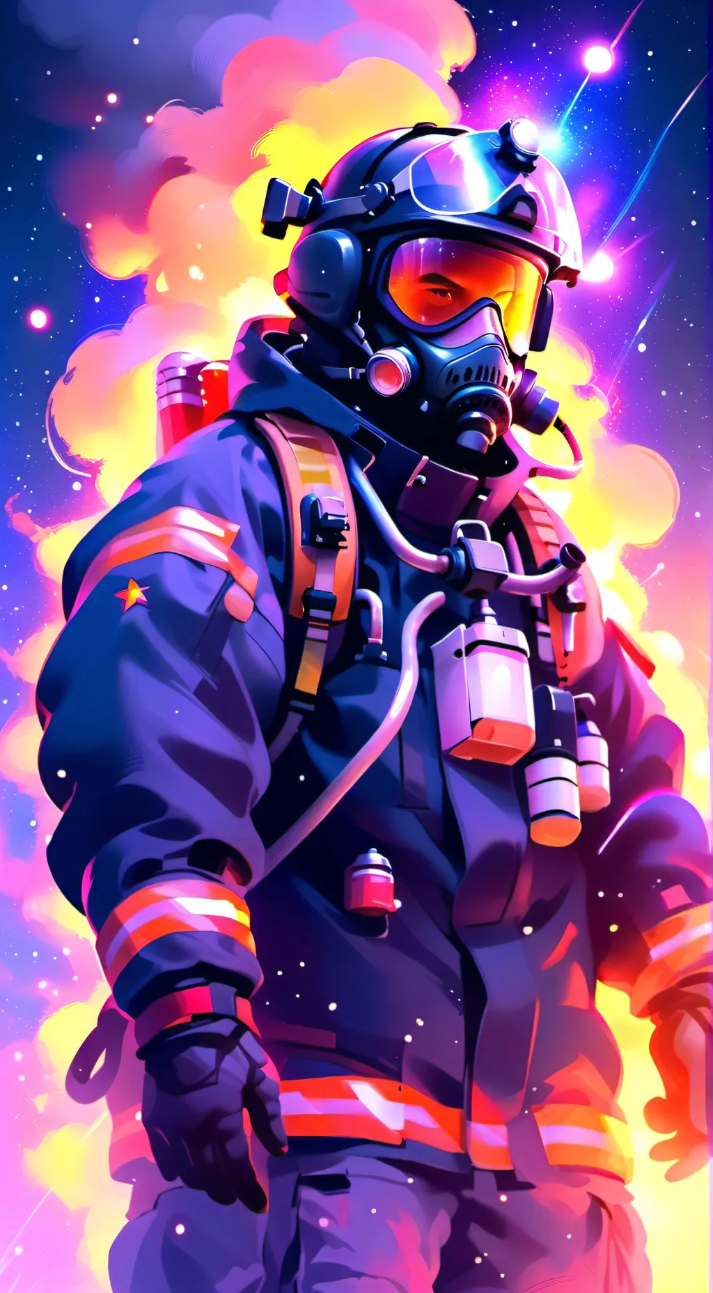 ai character: Firedfighter background