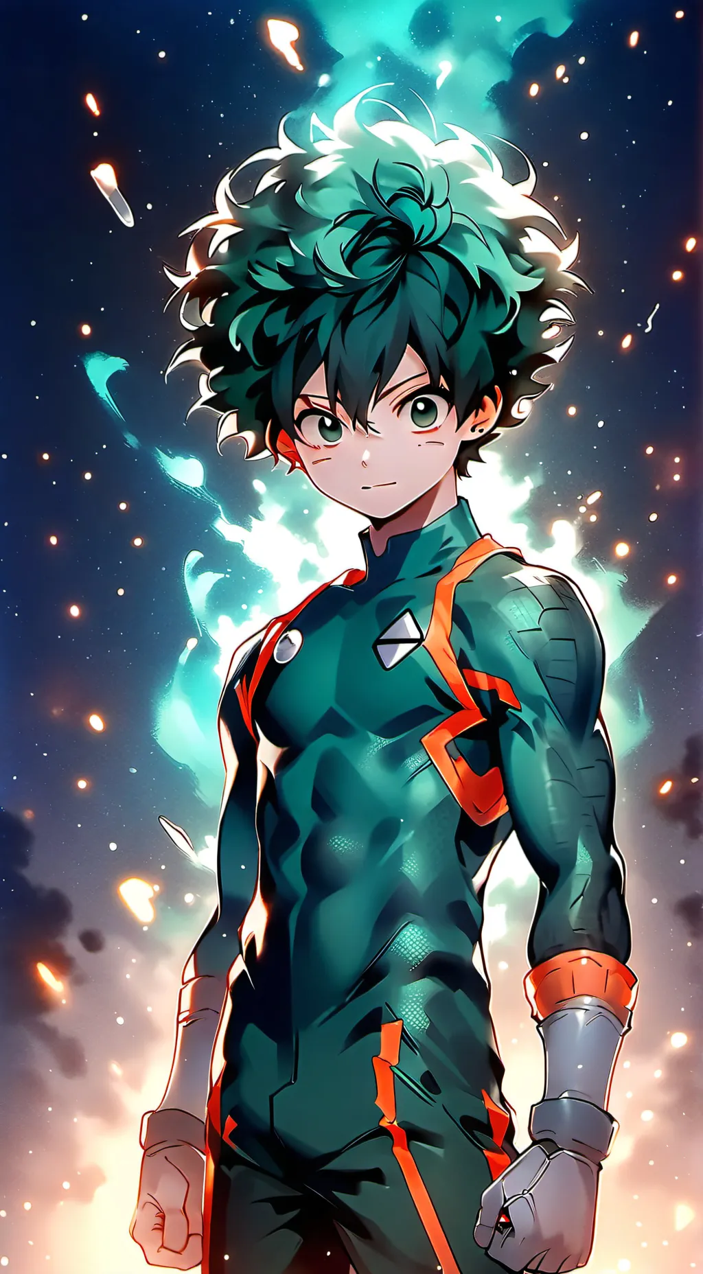 ai character: Izuku💚 background