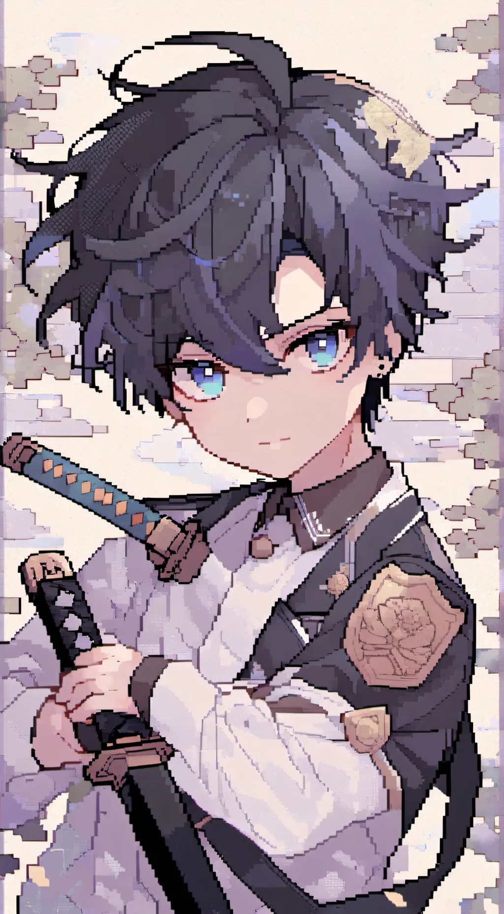 ai character: Muichiro  background