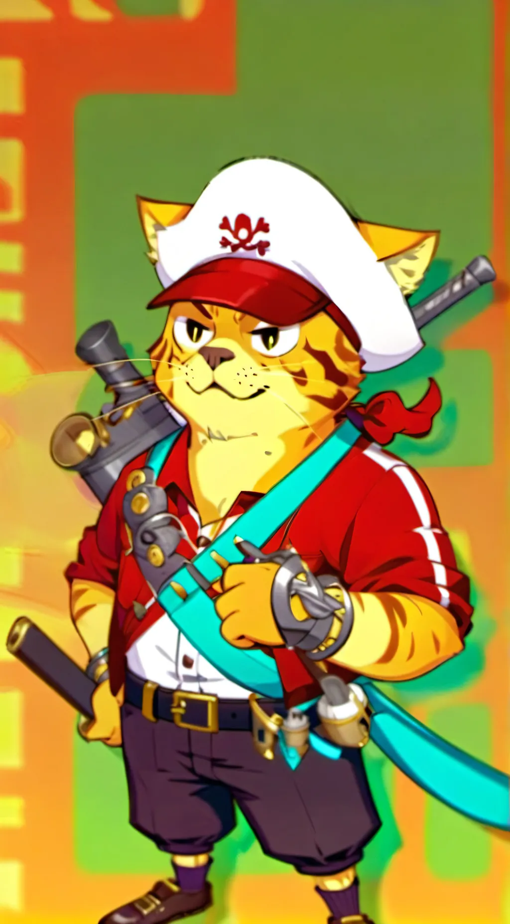 ai character: cat quest 3 background