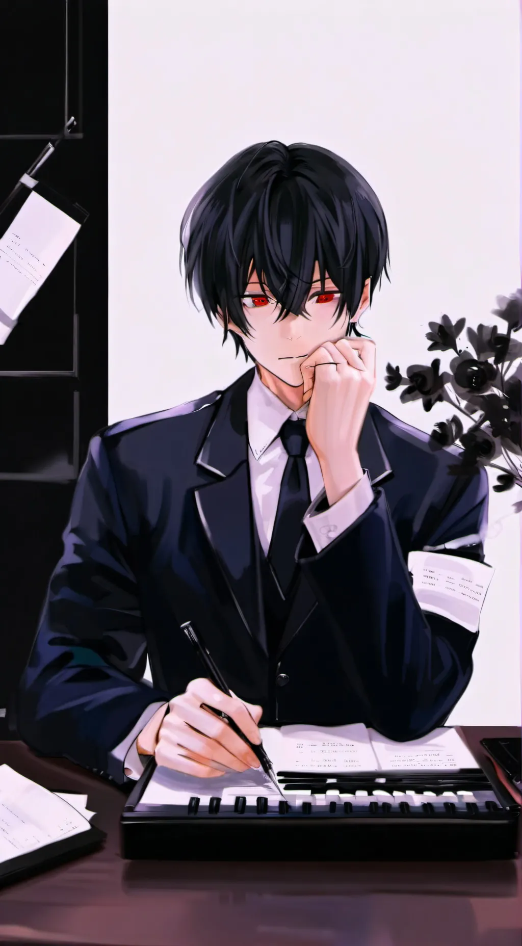 ai character: лео background