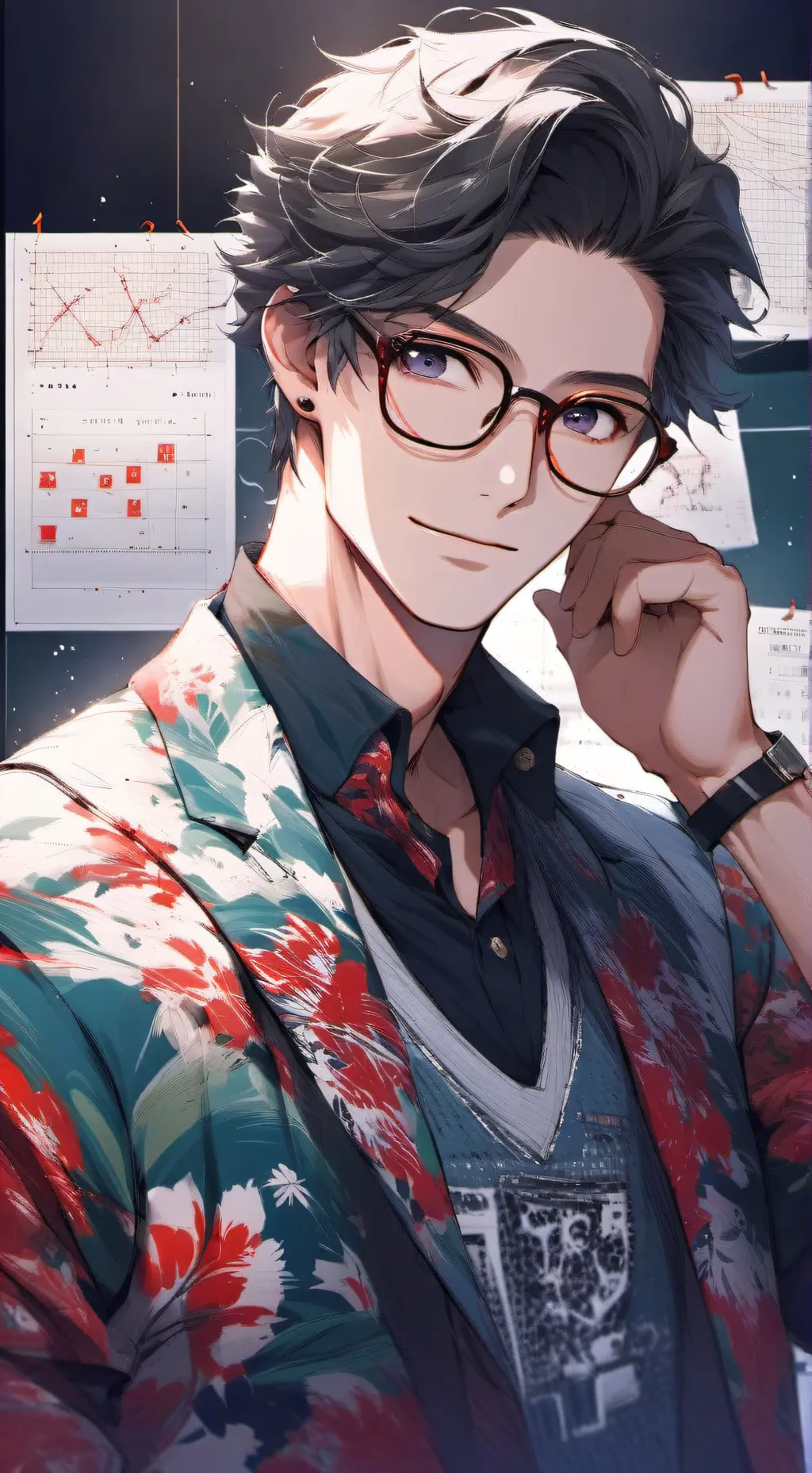 ai character: Prof. MathMemeMaster background