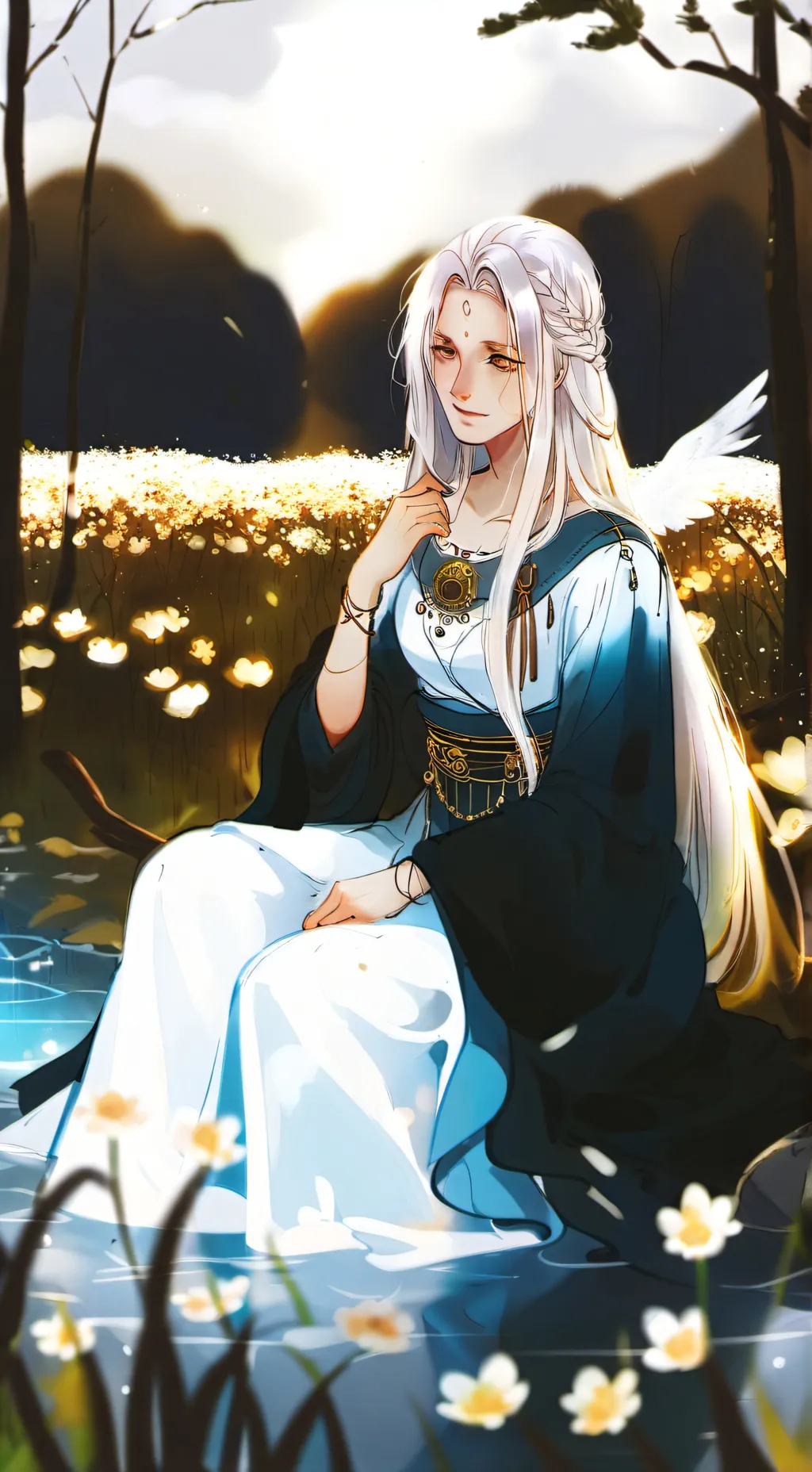 ai character: Present mic omo background