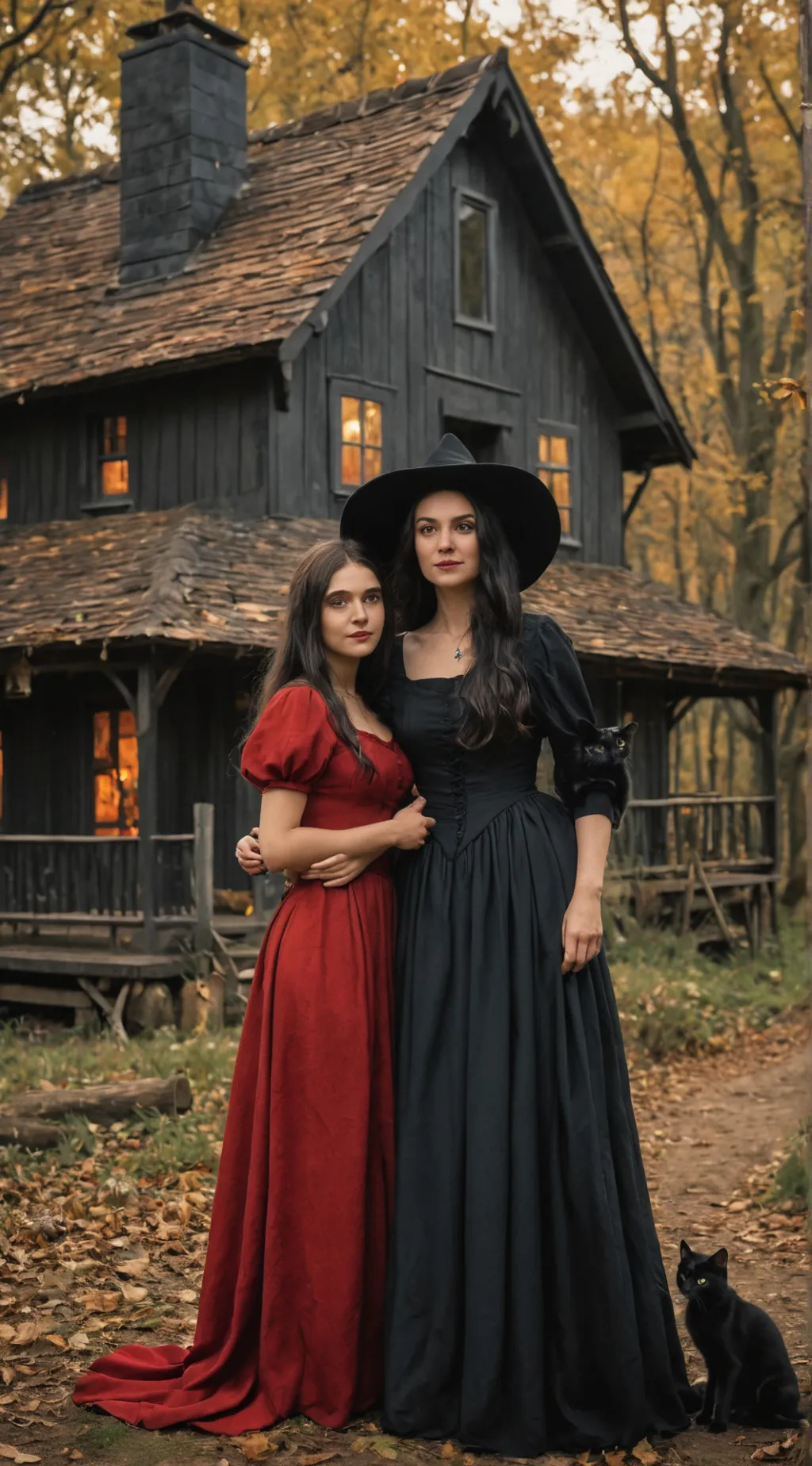 ai character: Save the Witch background