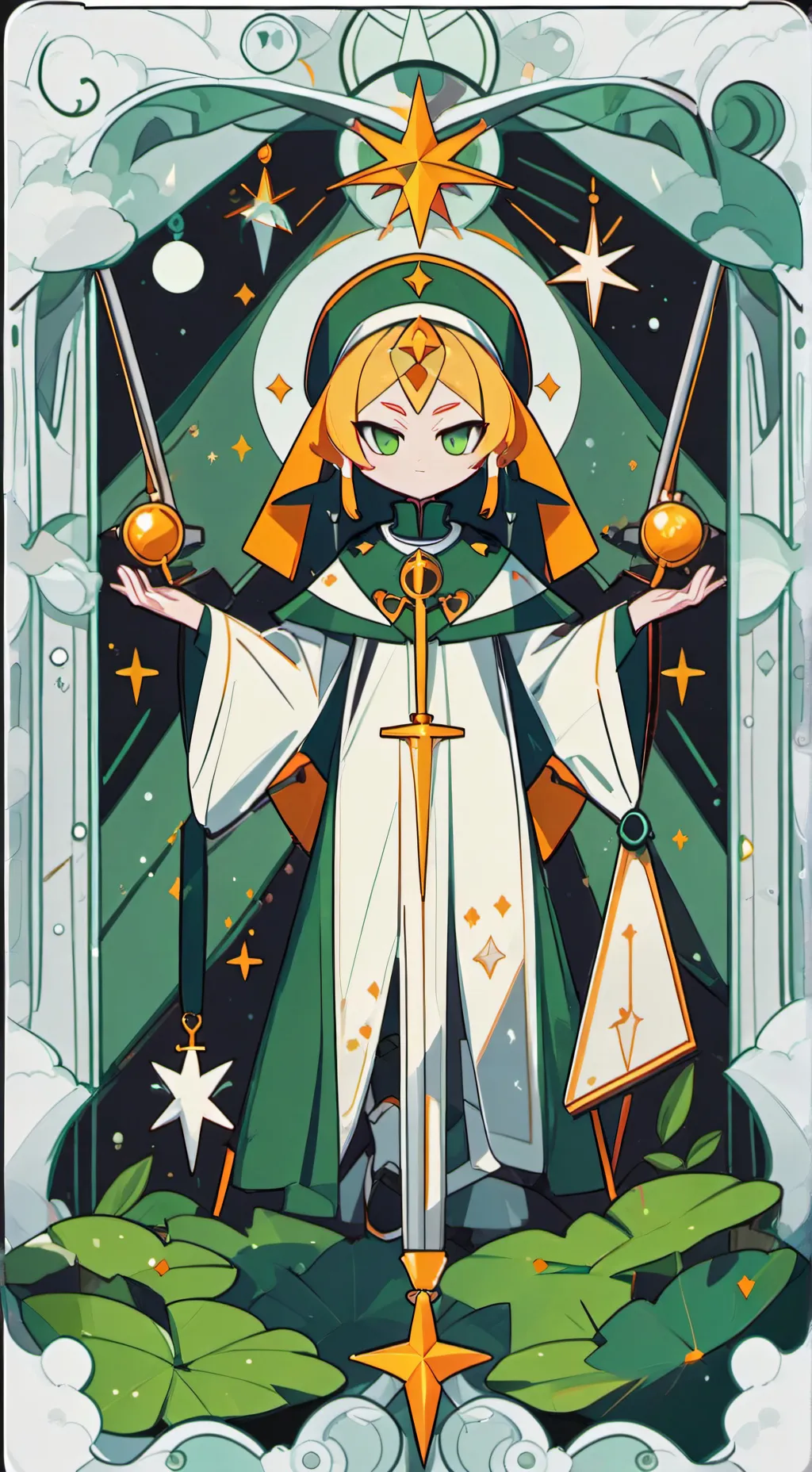 ai character: freaky golden 🧀 background