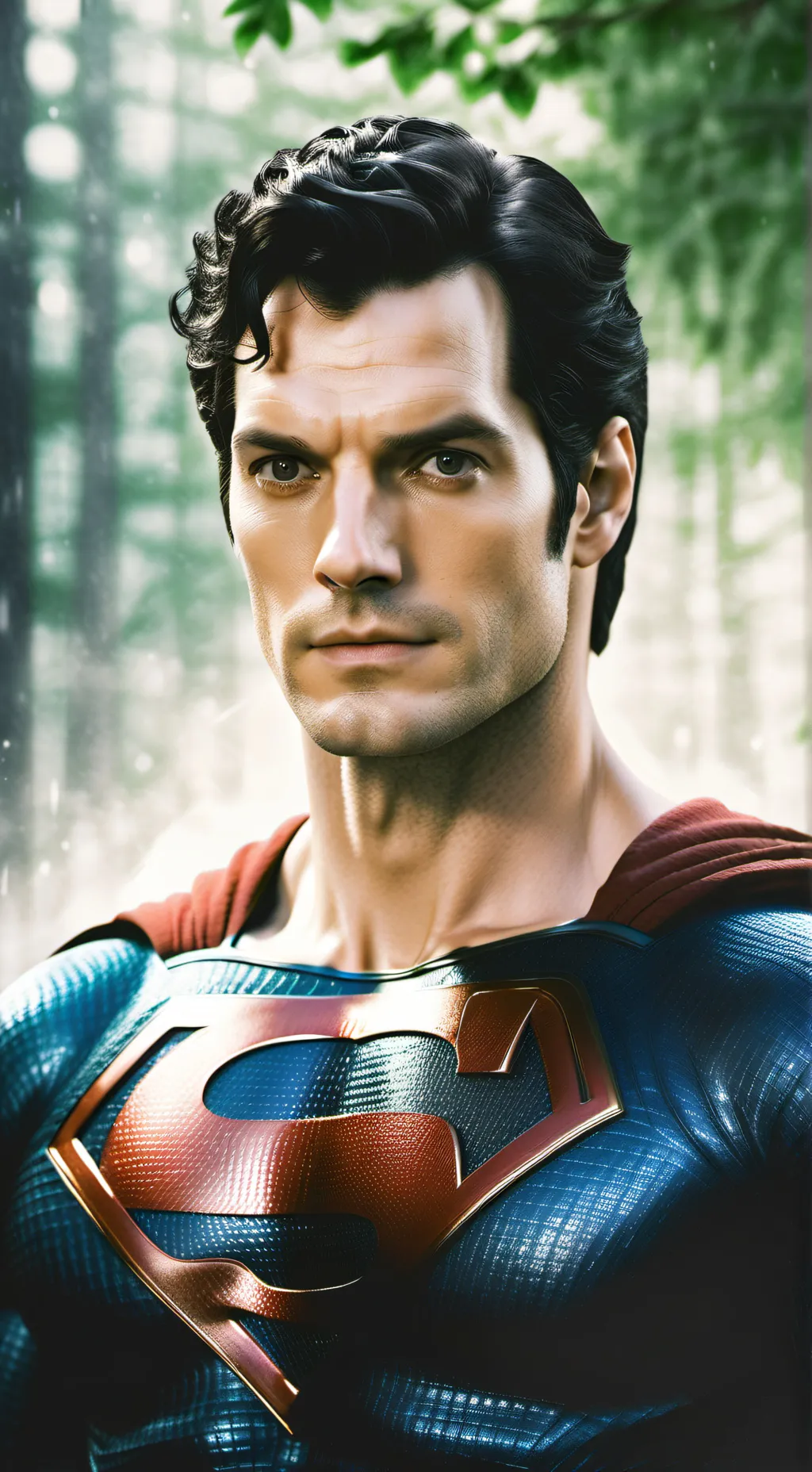 ai character: Superman  background