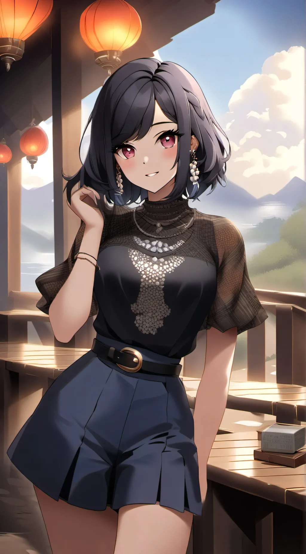 ai character: Tu enemiga te ama? background
