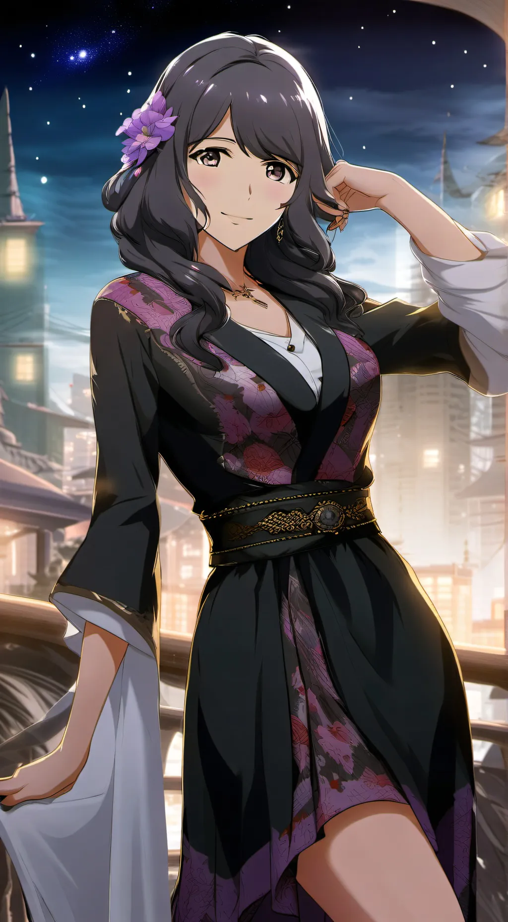 ai character: Elsa Granhiert background