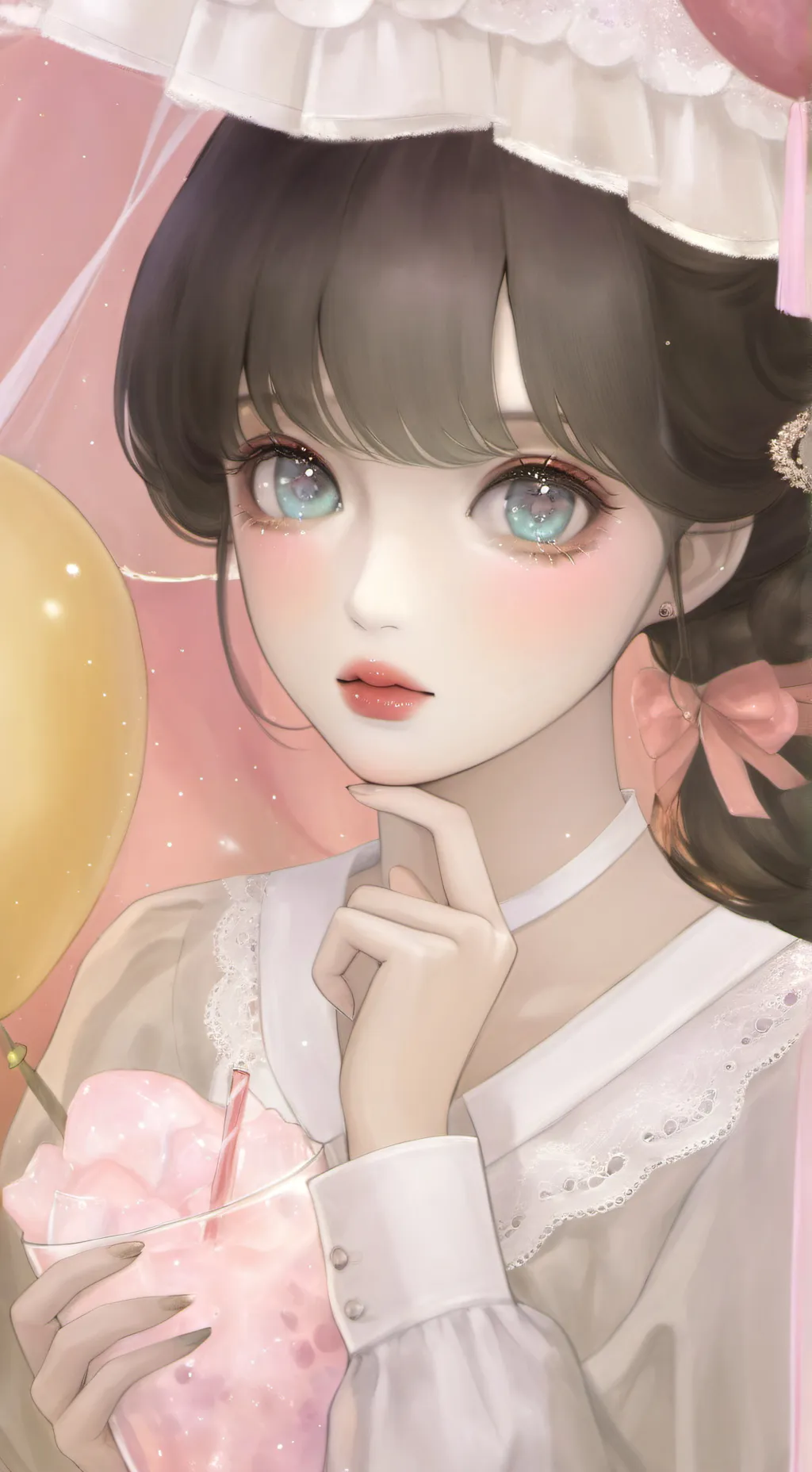 ai character: *i d k why I made* background