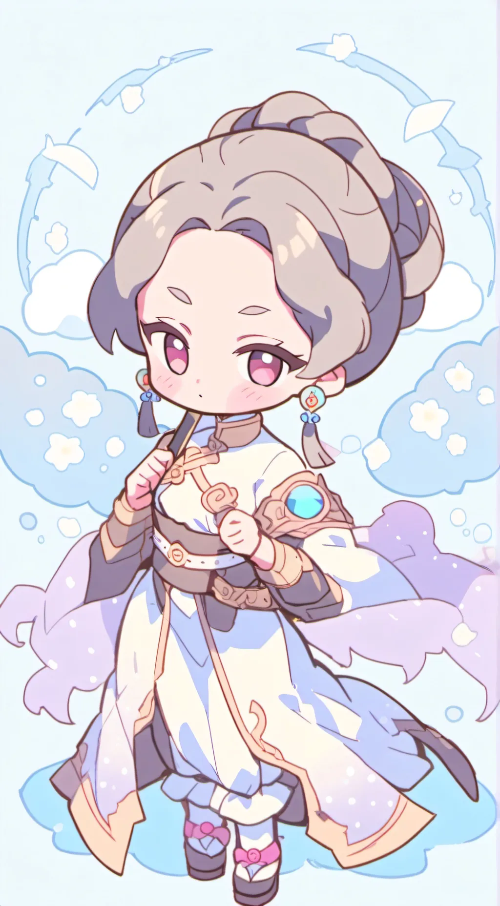 ai character: Lady Chibi background